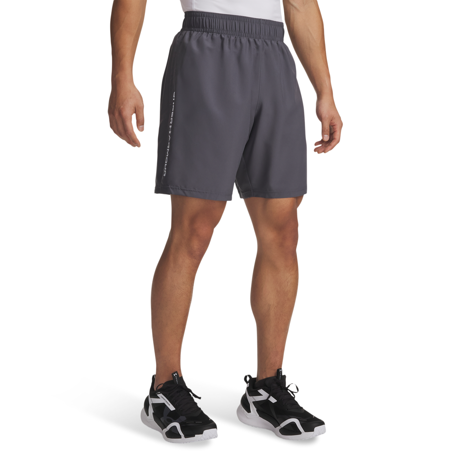 Under Armour Tech Woven Wordmark Short - Men's - Gray/White