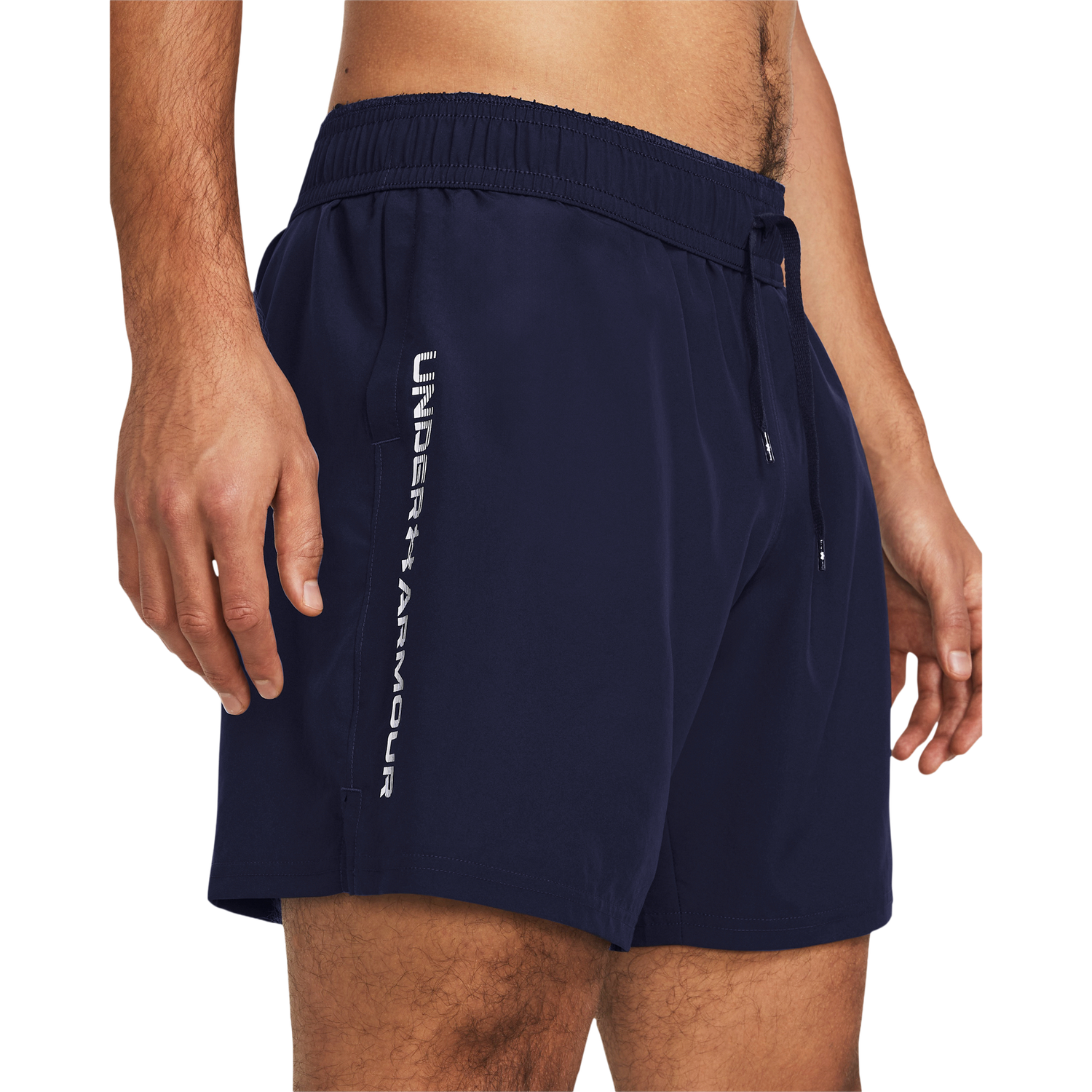 Under Armour Tech Woven Wordmark Short - Men's - Navy/White