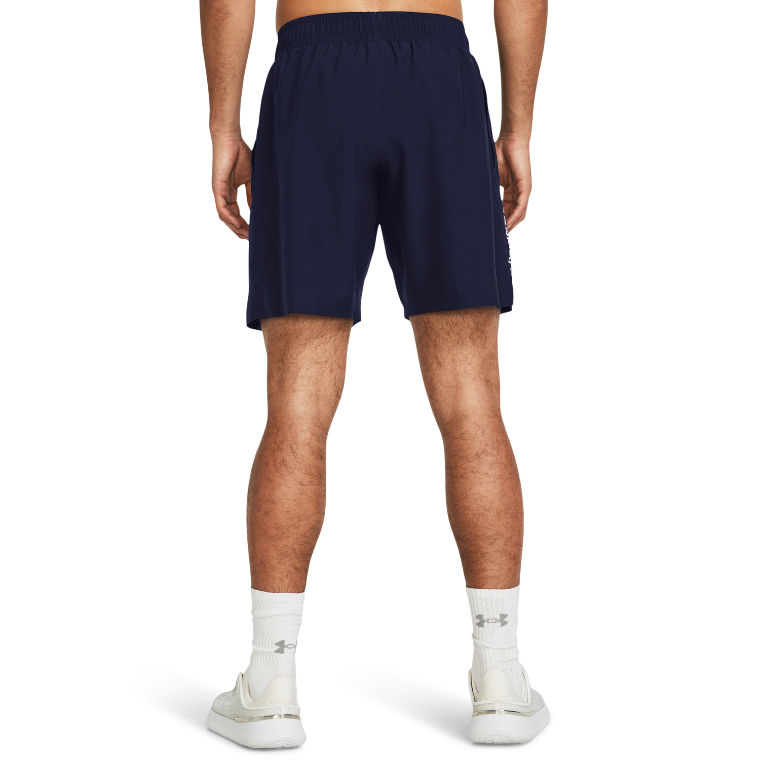 Under Armour Tech Woven Wordmark Short - Men's - Navy/White