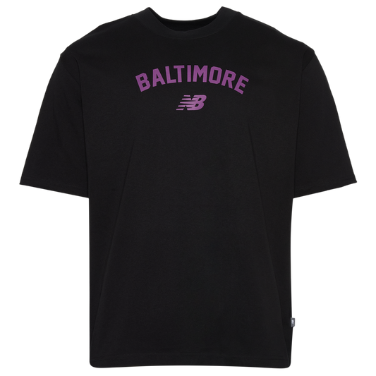 New Balance Baltimore City T-Shirt - Men's - Black/Black