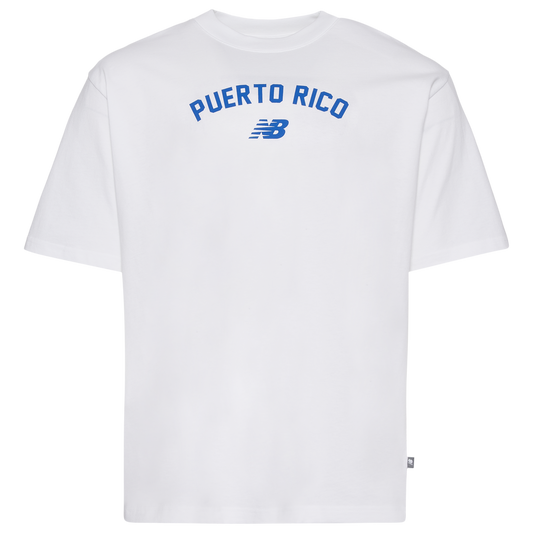 New Balance Puerto Rico T-Shirt - Men's - White/White