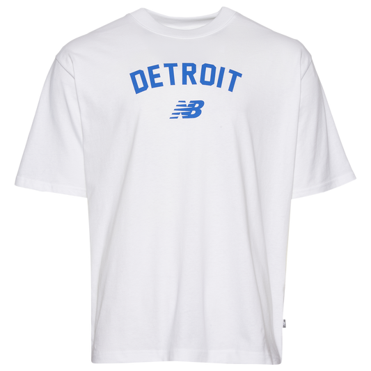 New Balance Detroit City T-Shirt - Men's - White/White