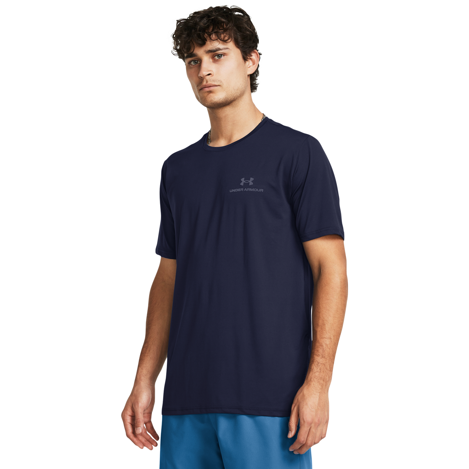 Under Armour Vanish Energy Short Sleeve T-Shirt - Men's - Silt/ Midnight Navy