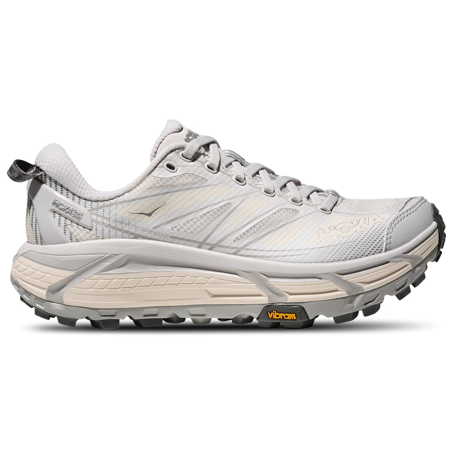 HOKA Mafate Speed 2 - Women's - Alabaster/Cosmic Grey