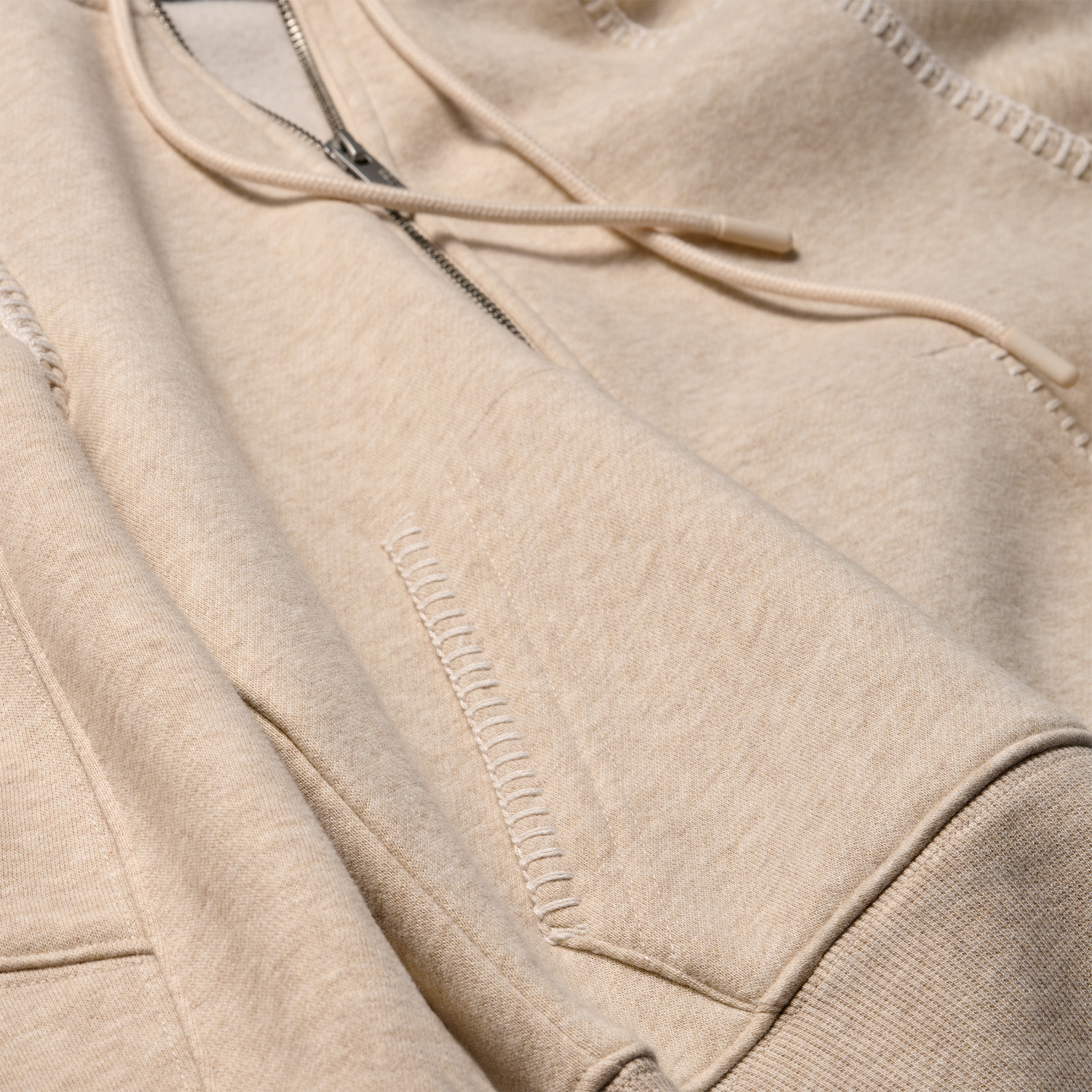 UGG Classic Full Zip Hoodie - Women's - Sand Heather
