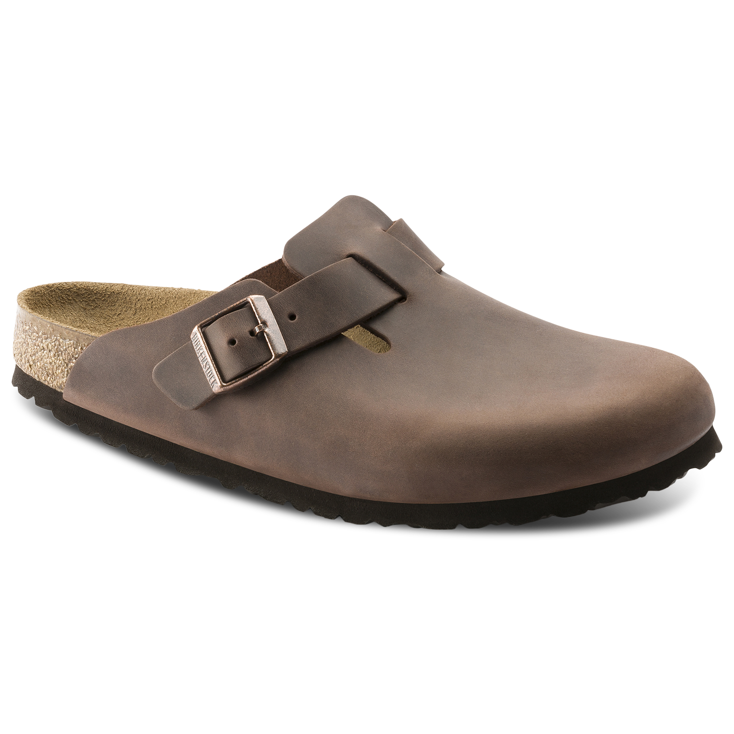 Birkenstock Boston Clogs Oiled Leather - Men's - Habana