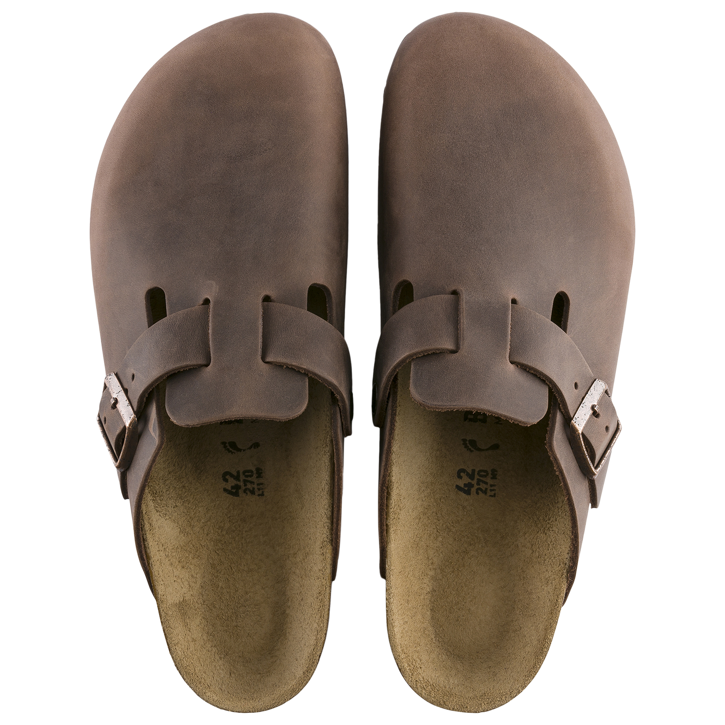 Birkenstock Boston Clogs Oiled Leather - Men's - Habana