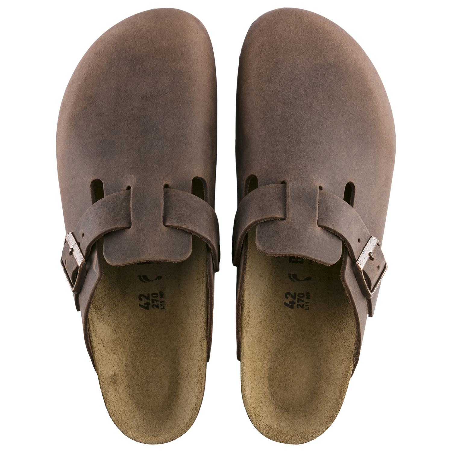 Birkenstock Boston Clogs Oiled Leather - Men's - Habana