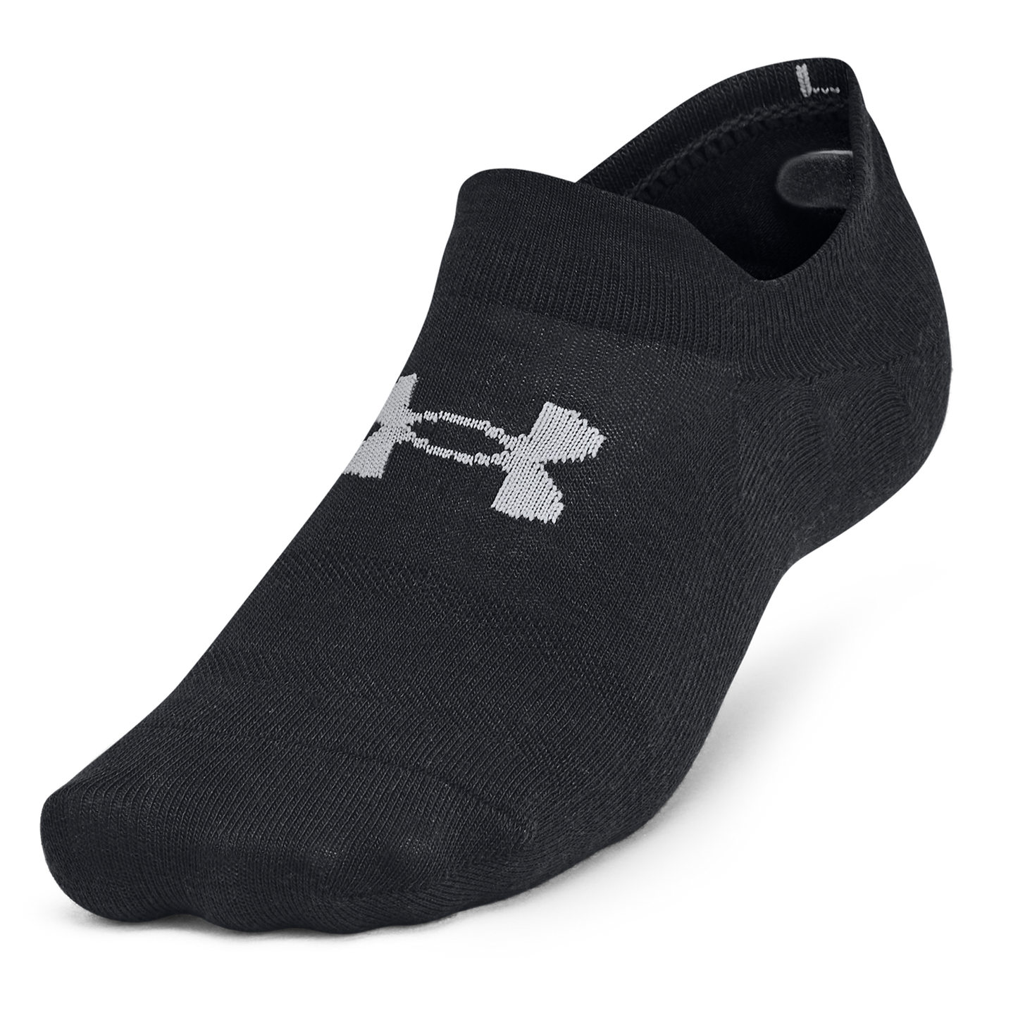 Under Armour Essential 6 Pack Ultra Low Socks - Men's - Black/Black/Castlerock