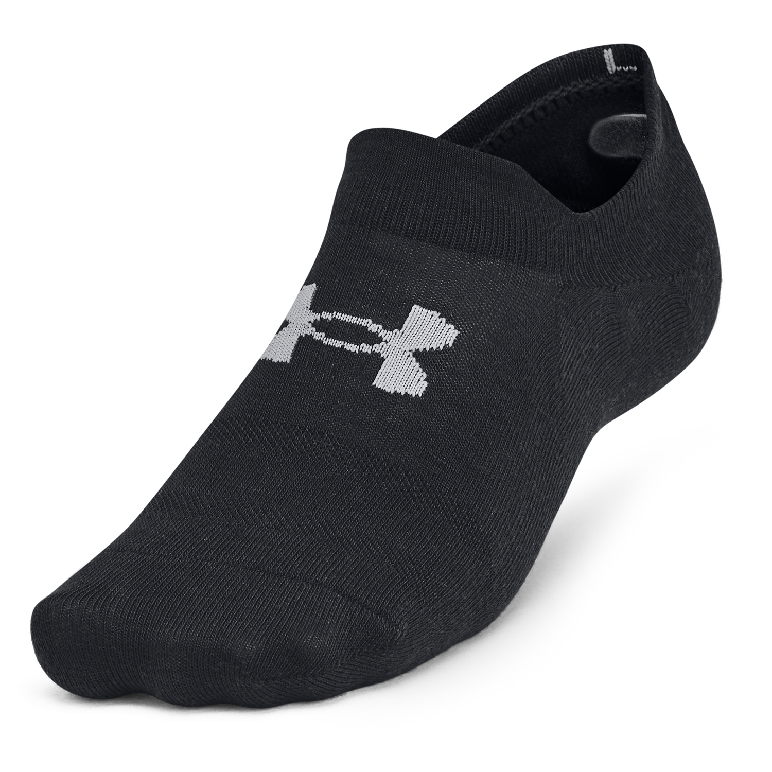 Under Armour Essential 6 Pack Ultra Low Socks - Men's - Black/Black/Castlerock
