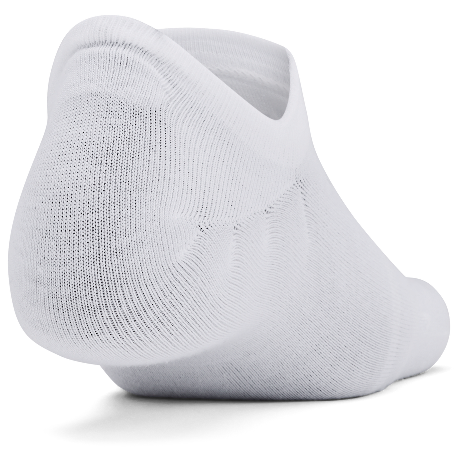 Under Armour Essential 6 Pack Ultra Low Socks - Men's - White/White/Halo Grey
