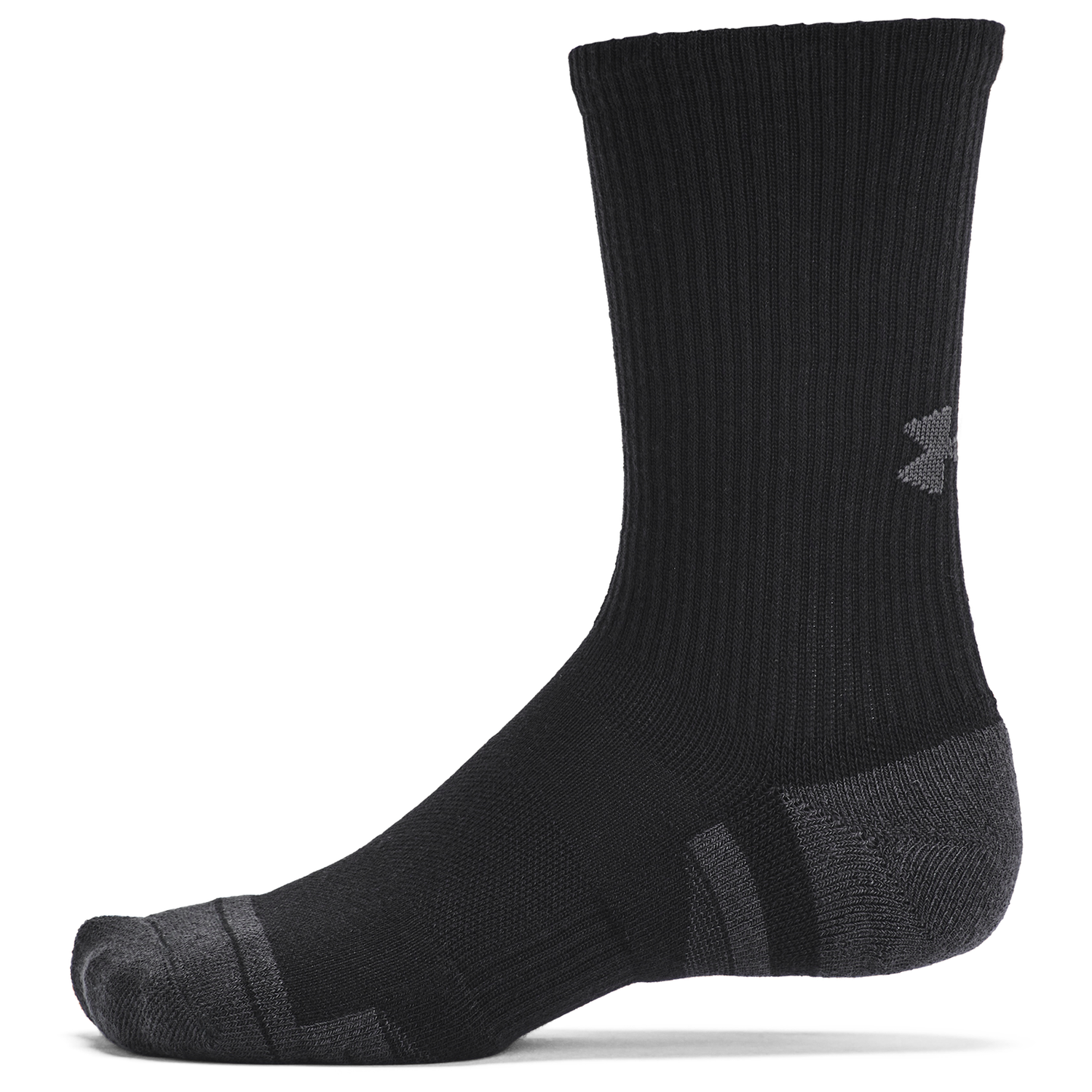 Under Armour Perf Tech 6 Pack Crew Socks - Men's - Black