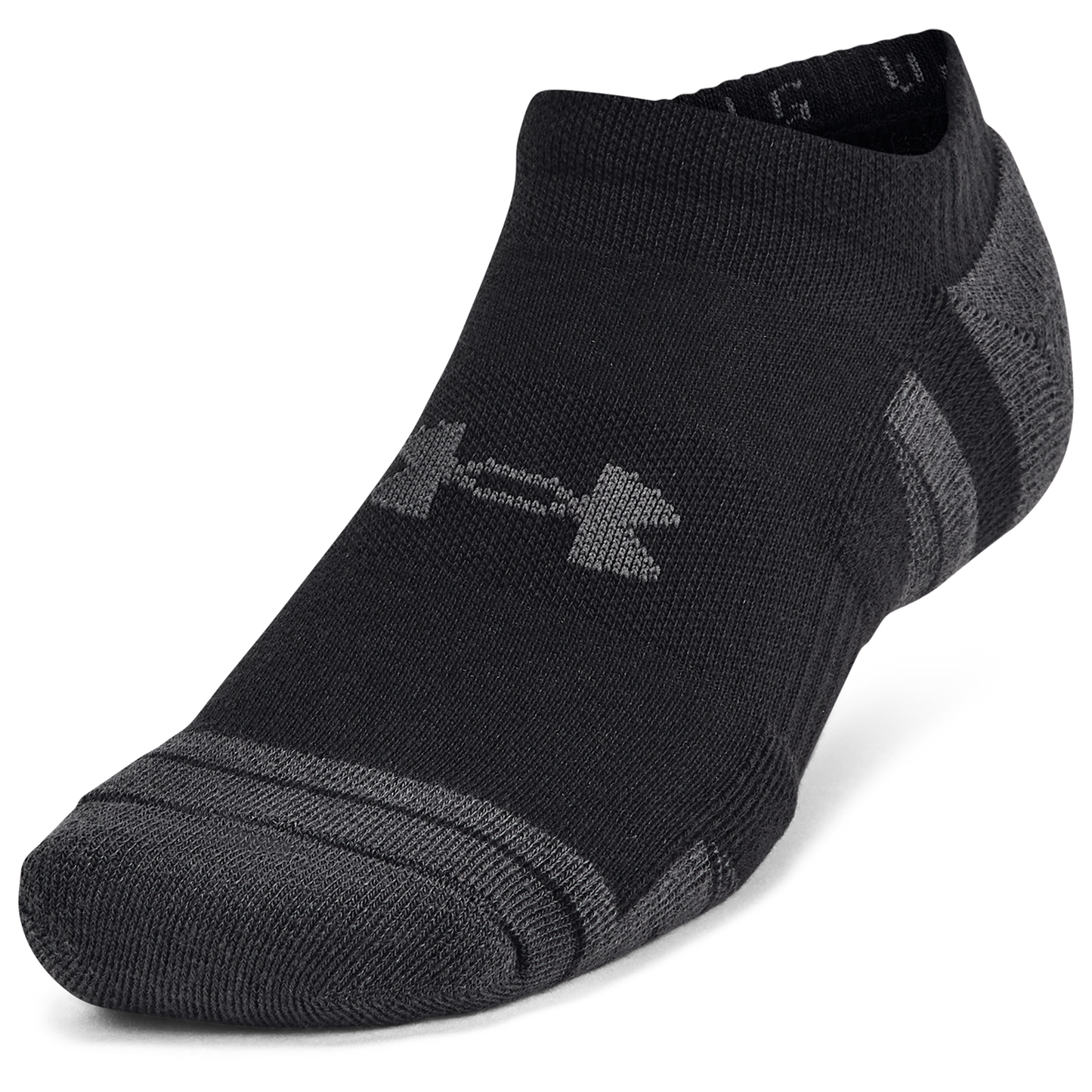 Under Armour Perf Tech 6 Pack No Show Socks - Men's - Black