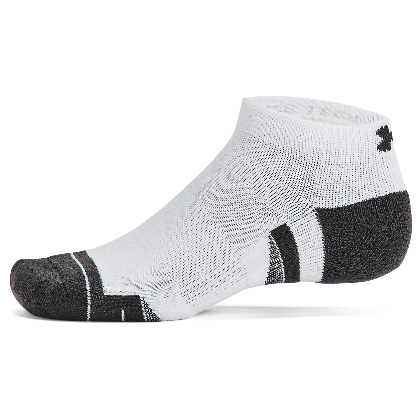 Under Armour Perf Tech 6 Pack Low Socks - Men's - White