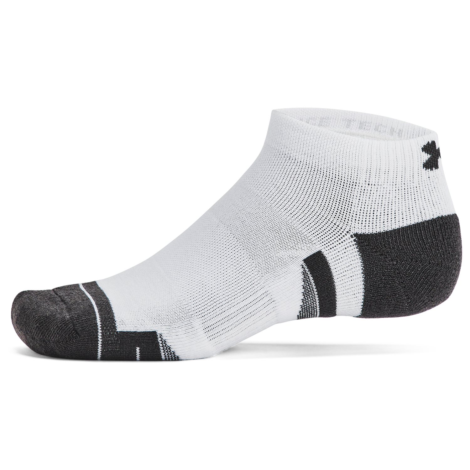 Under Armour Perf Tech 6 Pack Low Socks - Men's - White