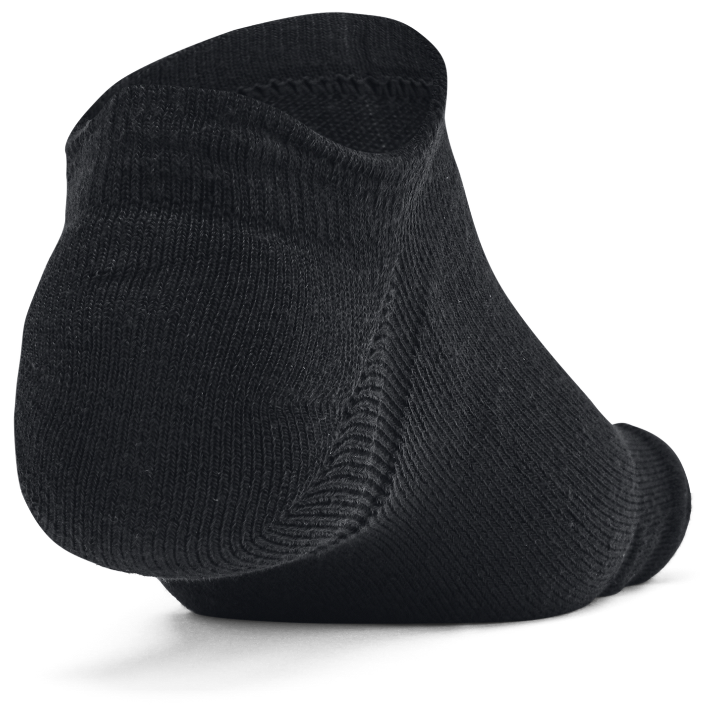 Under Armour Essential Cushion 6 Pack No Show Socks - Men's - Castlerock/Black/Black