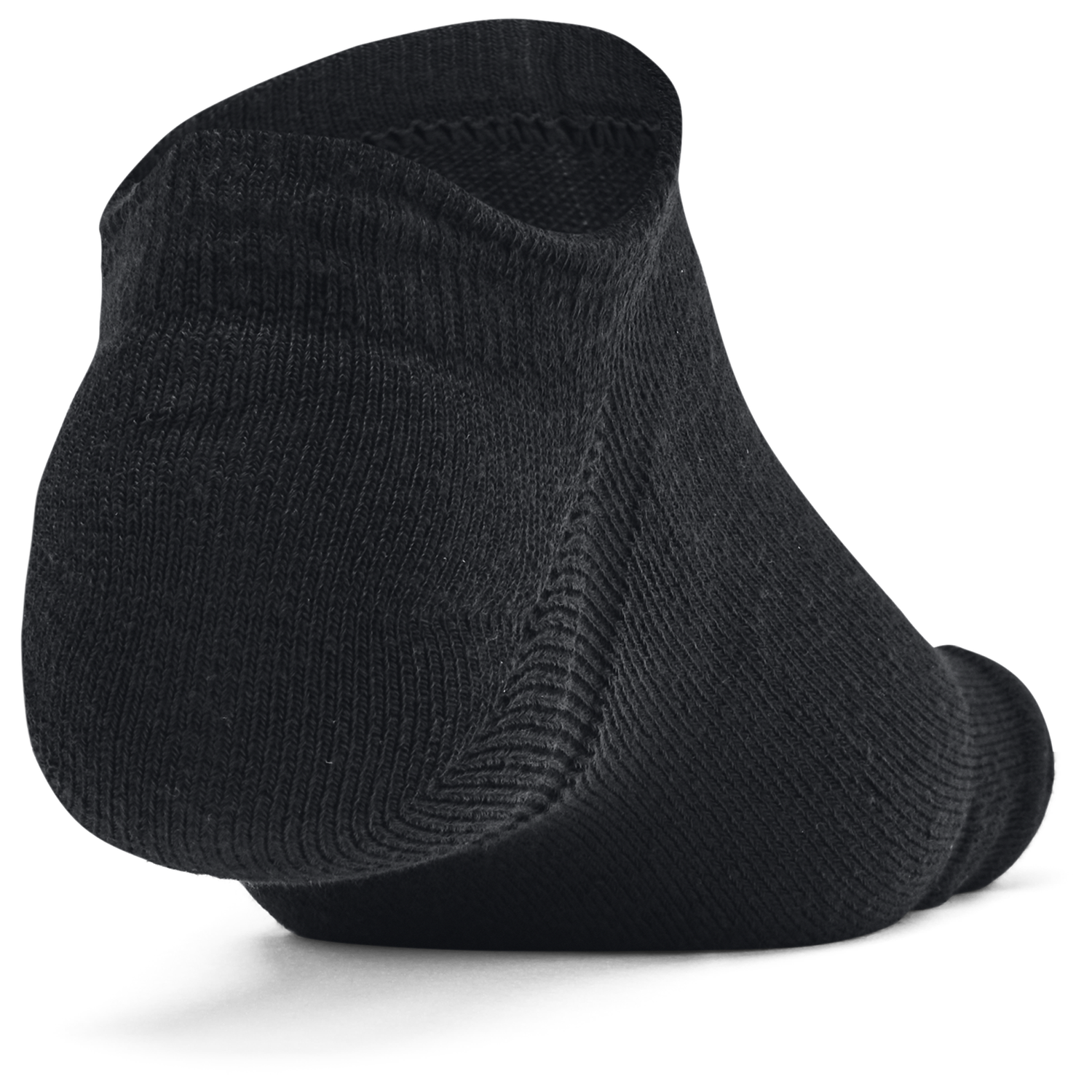 Under Armour Essential Cushion 6 Pack No Show Socks - Men's - Castlerock/Black/Black