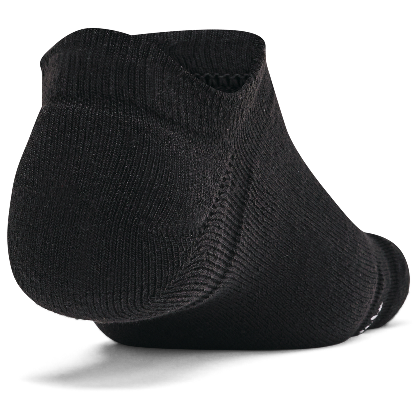 Under Armour Essential Cushion 6 Pack No Show Socks - Men's - Black/Black/Halo Grey