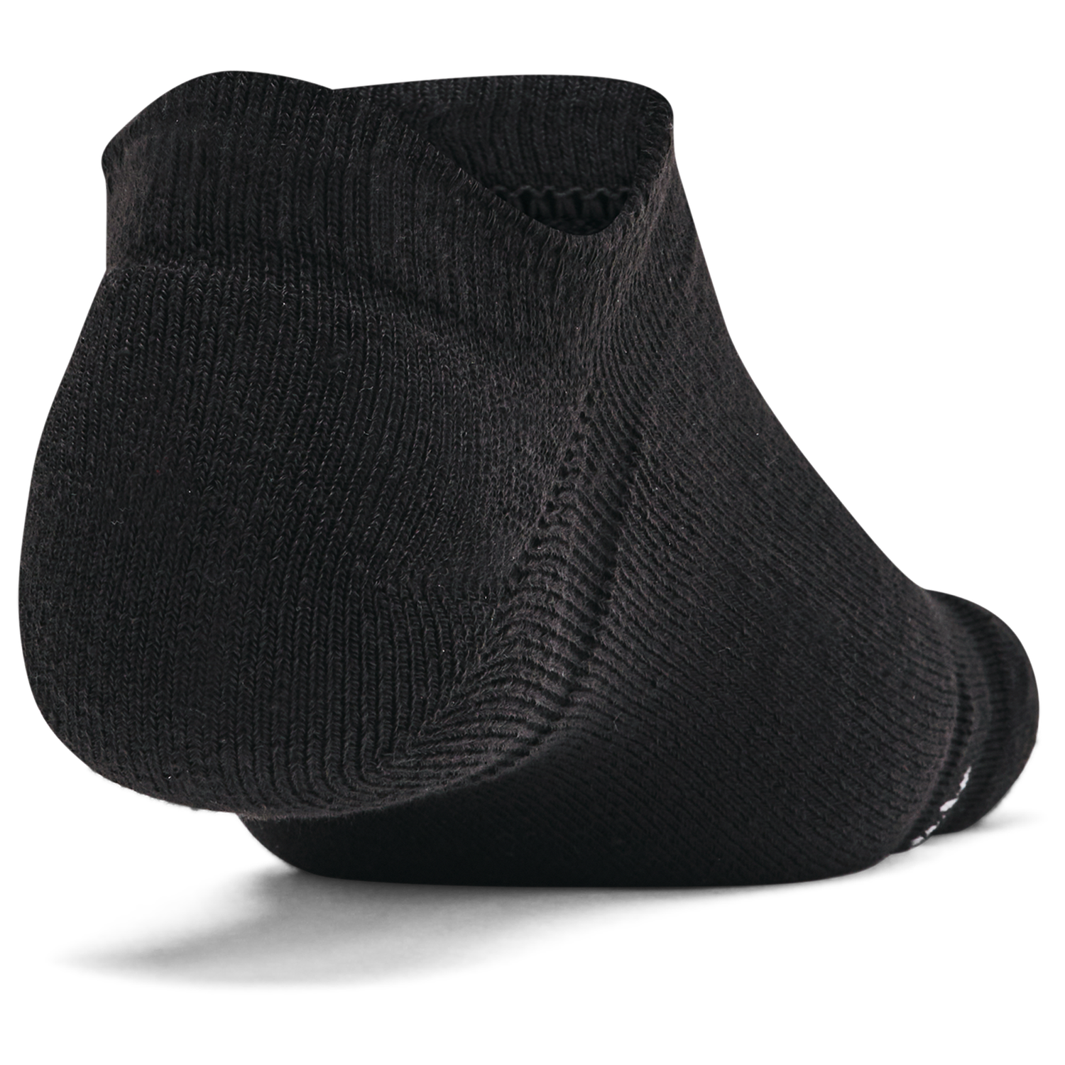 Under Armour Essential Cushion 6 Pack No Show Socks - Men's - Black/Black/Halo Grey