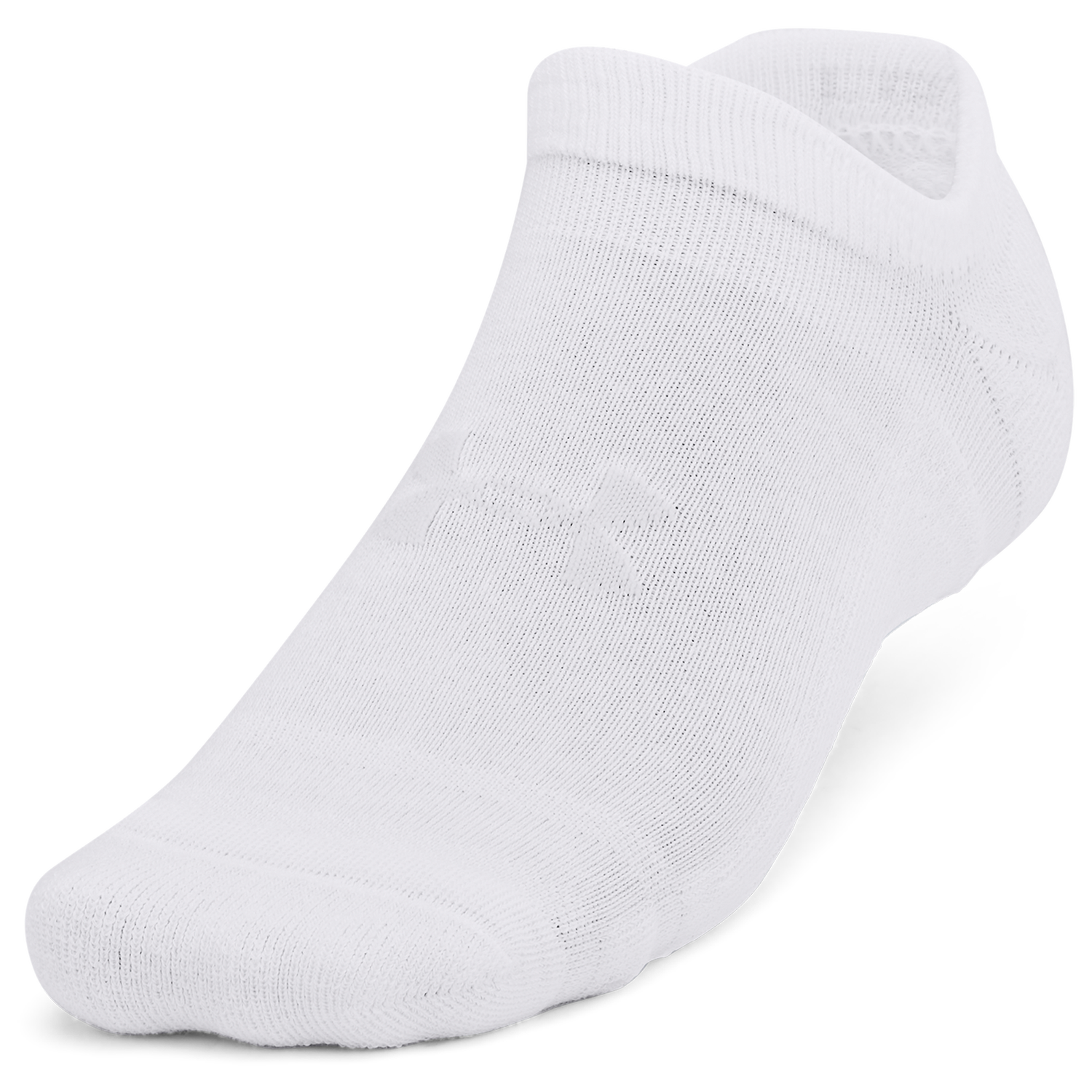 Under Armour Essential Cushion 6 Pack No Show Socks - Men's - Halo Grey/White/White
