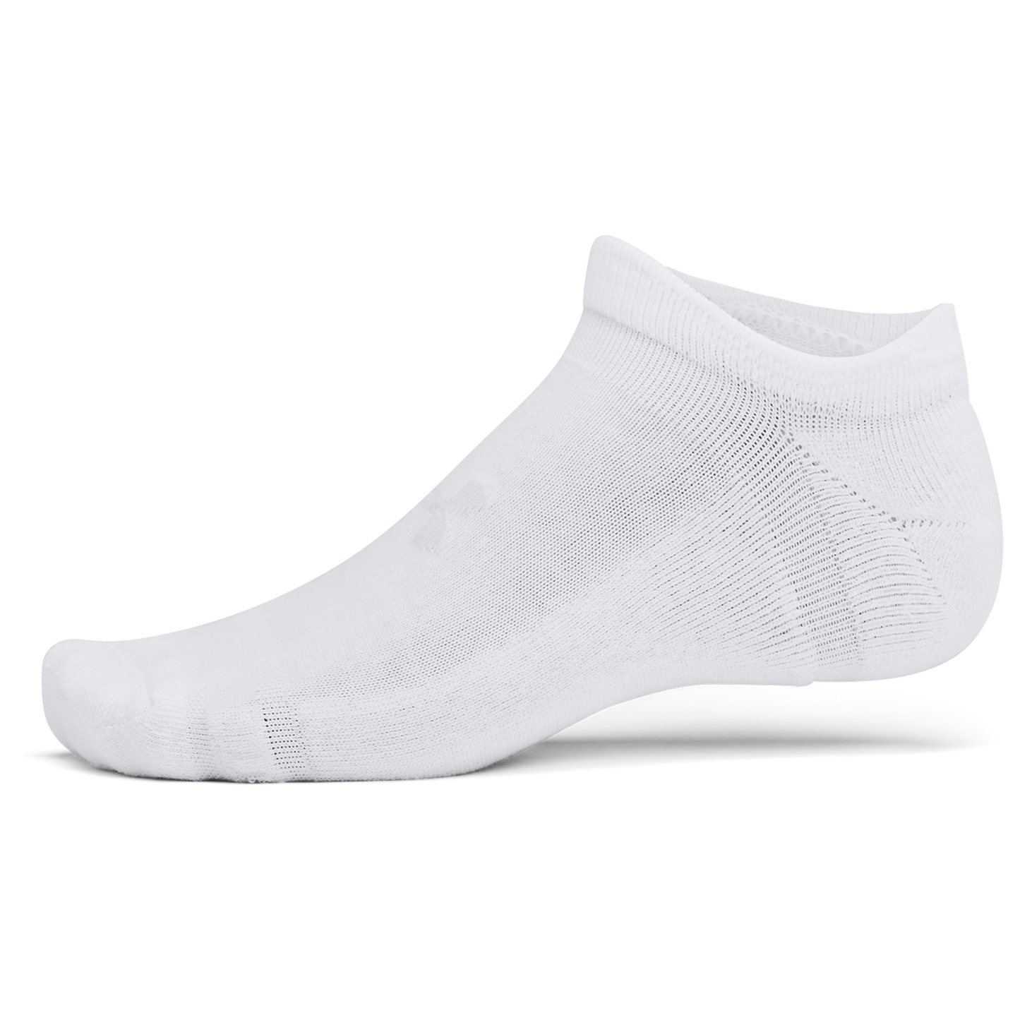 Under Armour Essential Cushion 6 Pack No Show Socks - Men's - Halo Grey/White/White