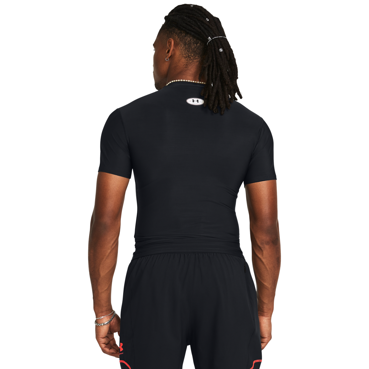 Under Armour Heatgear OG Compression Short Sleeve - Men's - Black/White