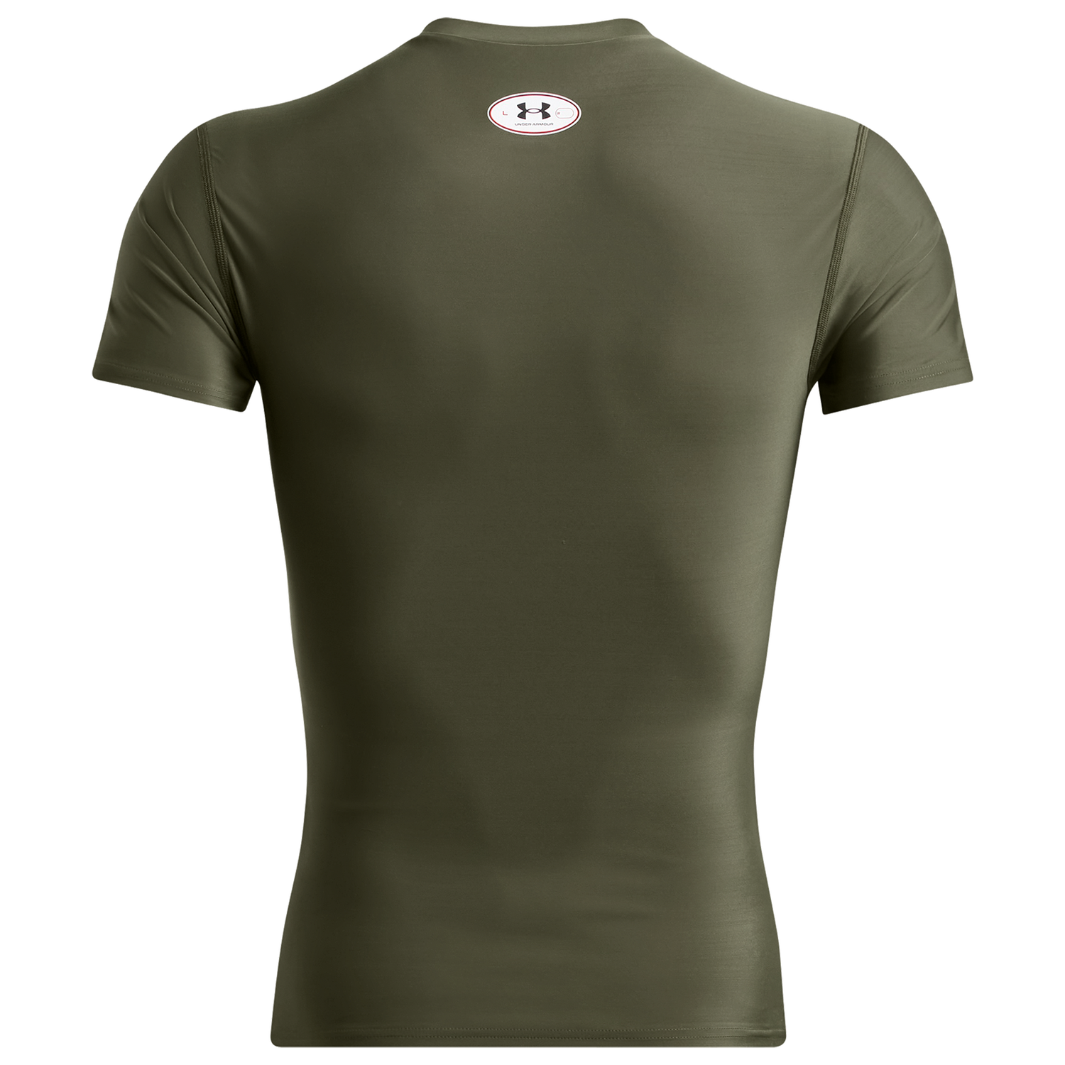 Under Armour Heatgear OG Compression Short Sleeve - Men's - Marine Od Green/White