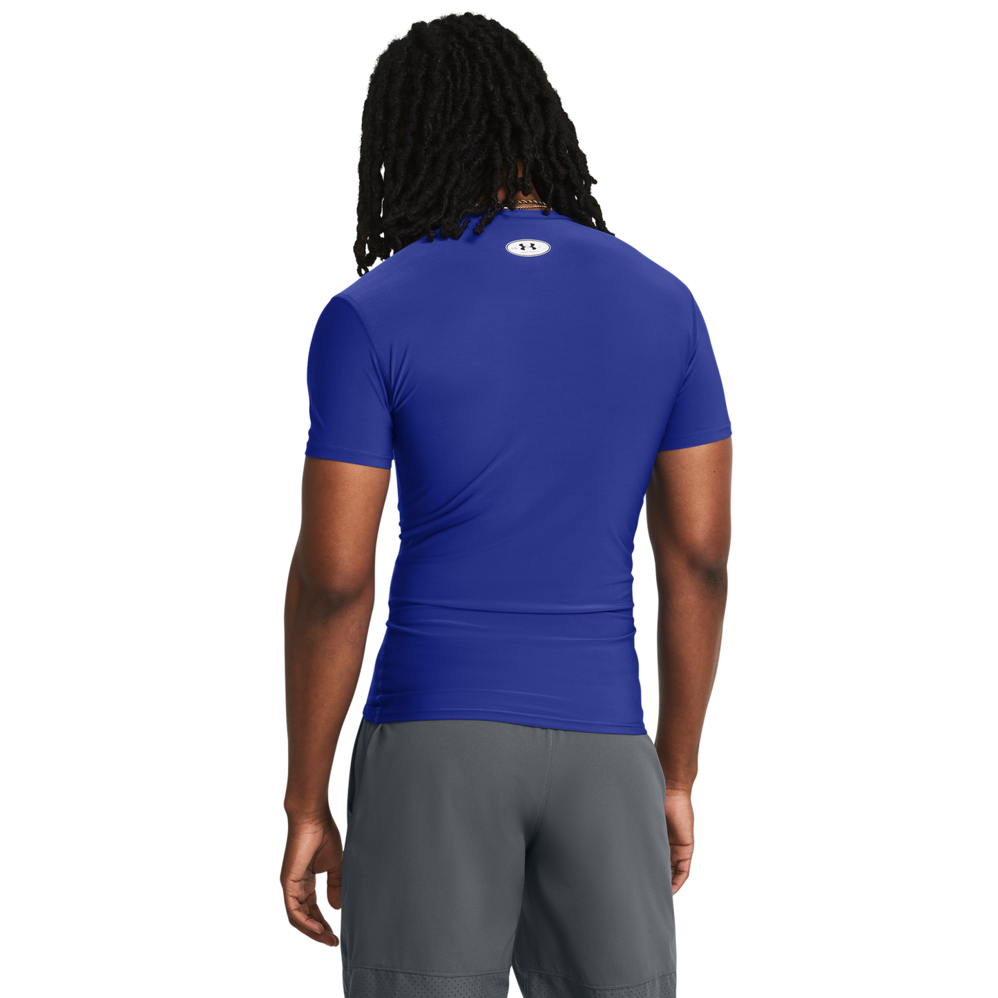 Under Armour Heatgear OG Compression Short Sleeve - Men's - Royal/White