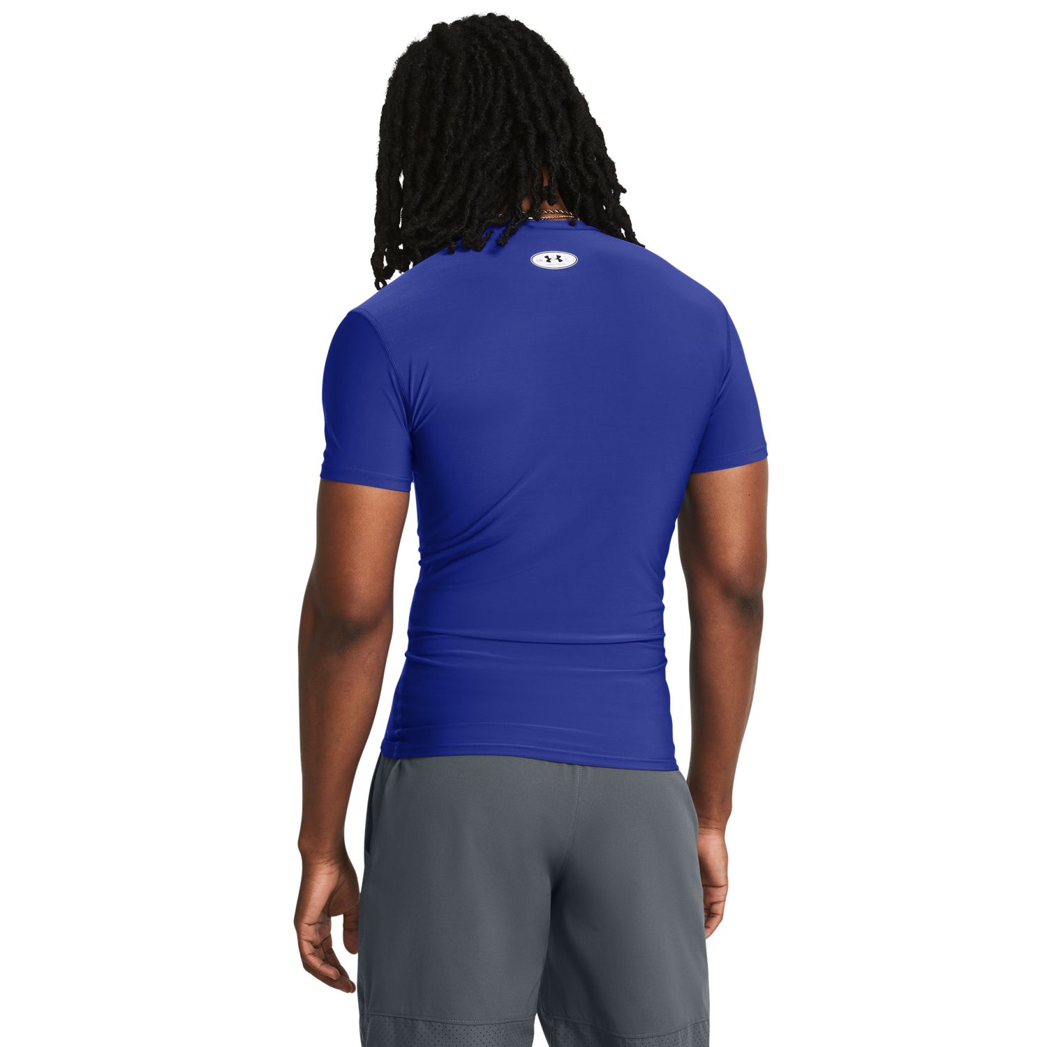 Under Armour Heatgear OG Compression Short Sleeve - Men's - Royal/White