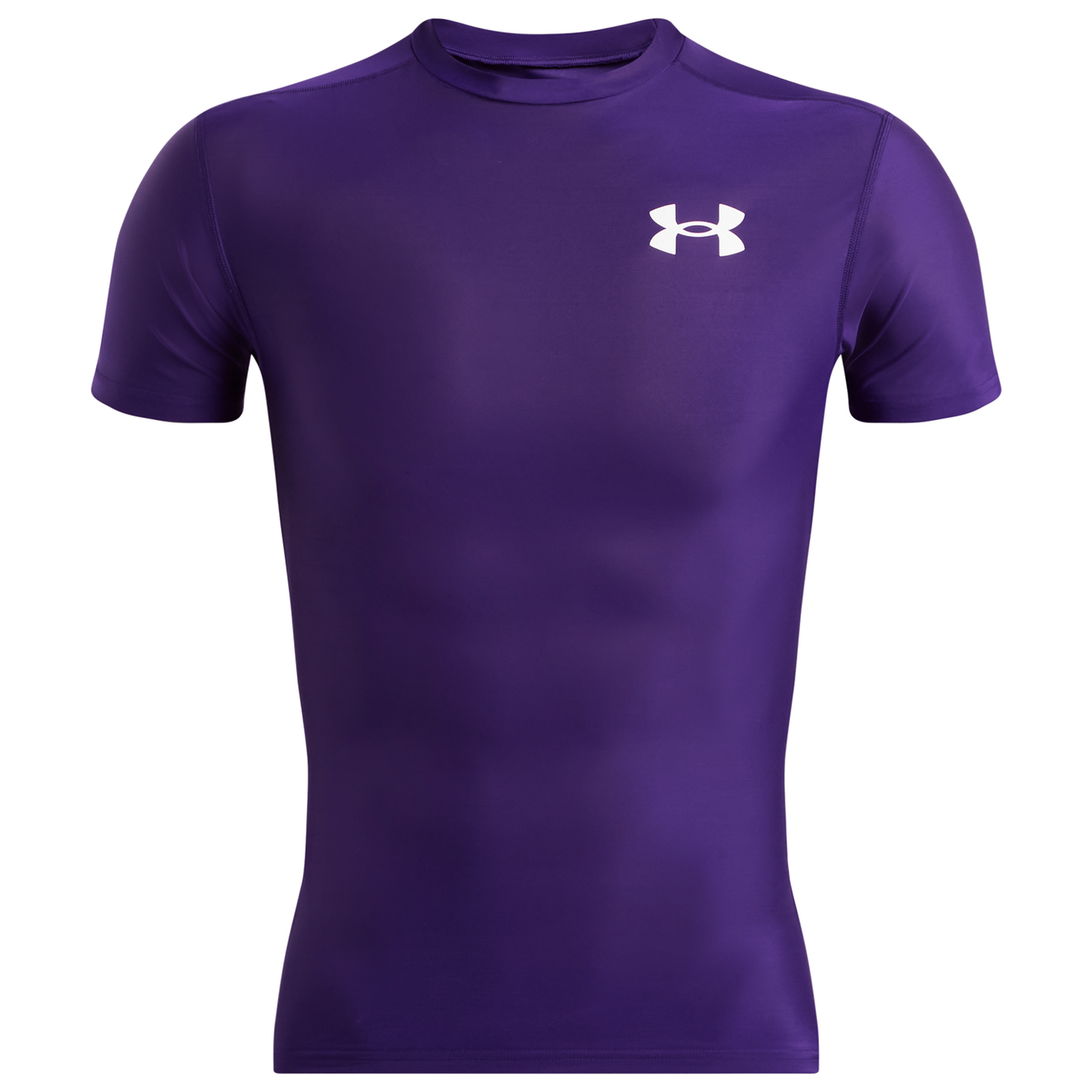 Under Armour Heatgear OG Compression Short Sleeve - Men's - Purple/White