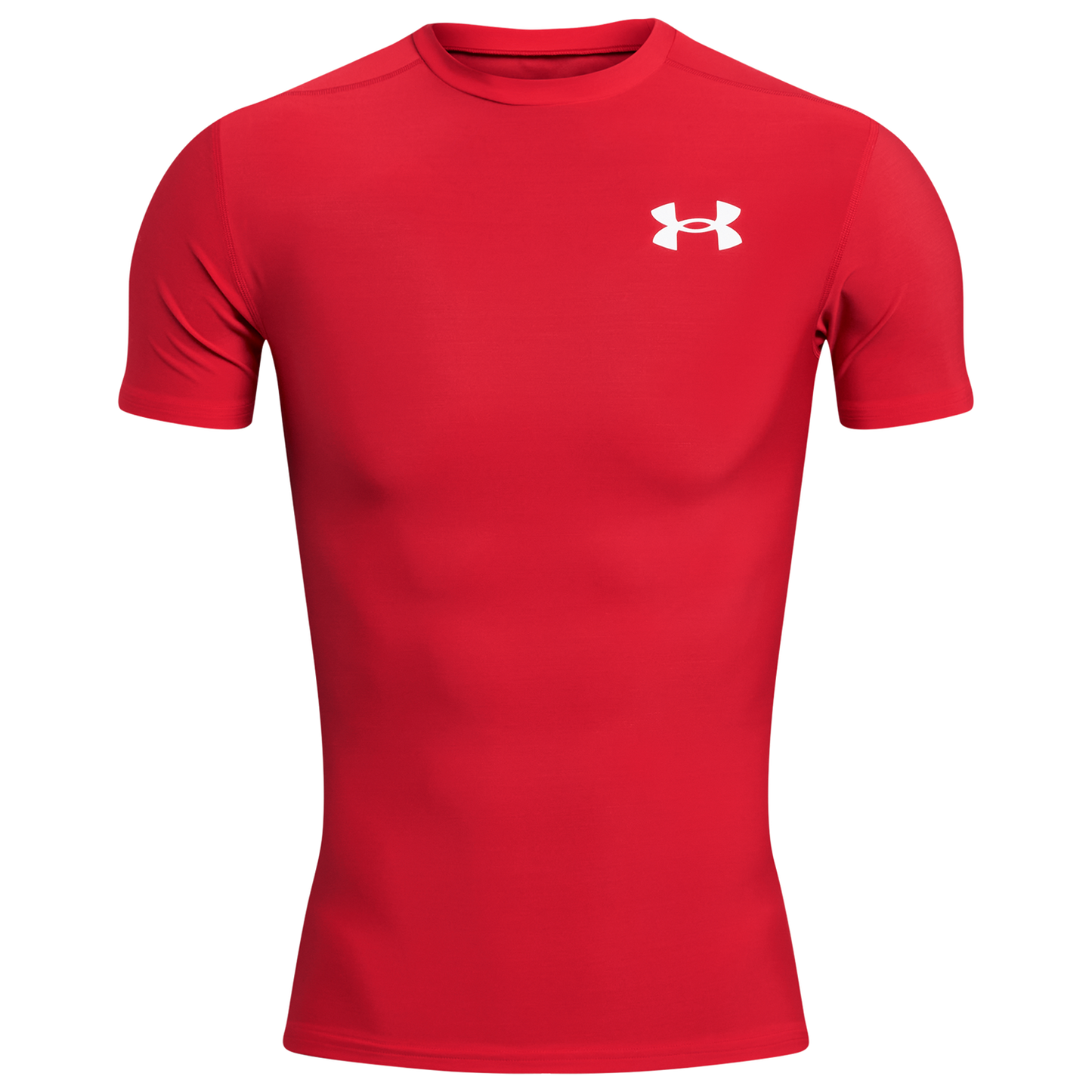 Under Armour Heatgear OG Compression Short Sleeve - Men's - Red/White