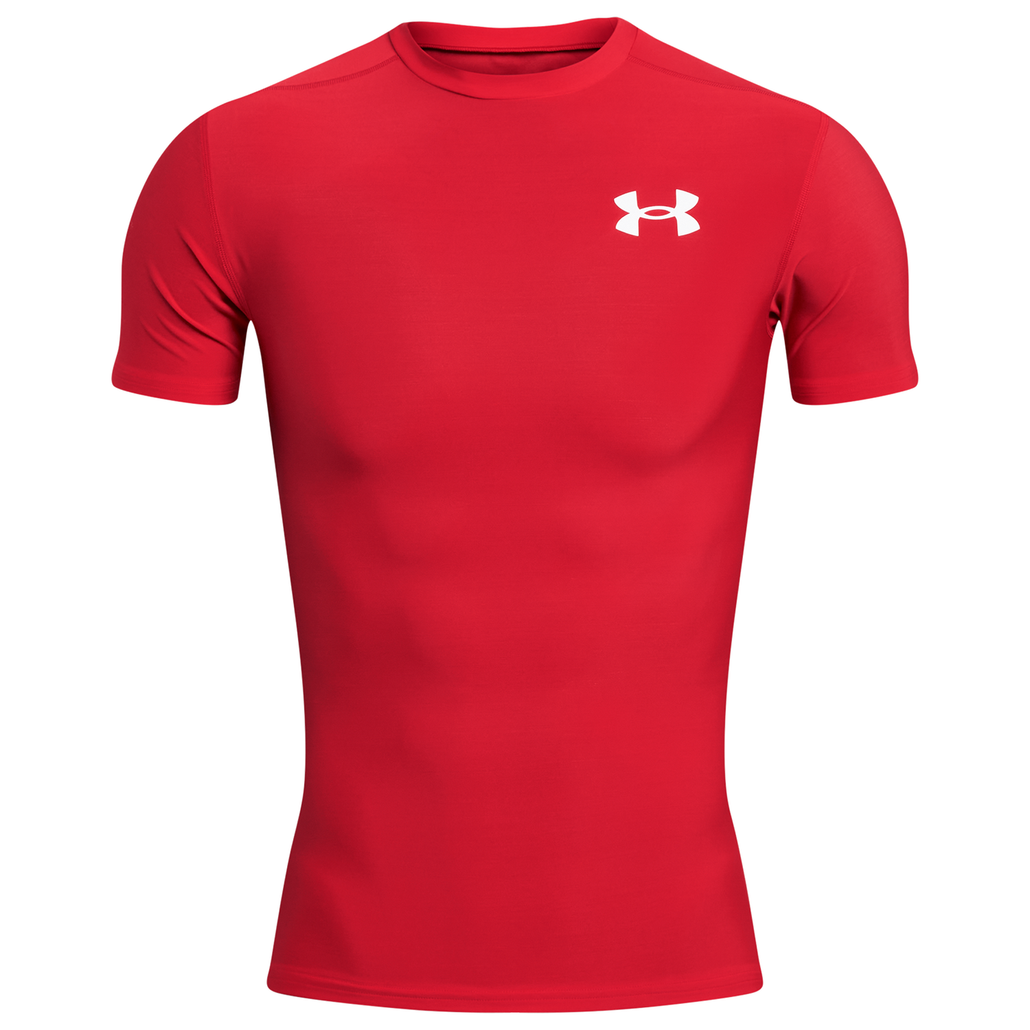 Under Armour Heatgear OG Compression Short Sleeve - Men's - Red/White