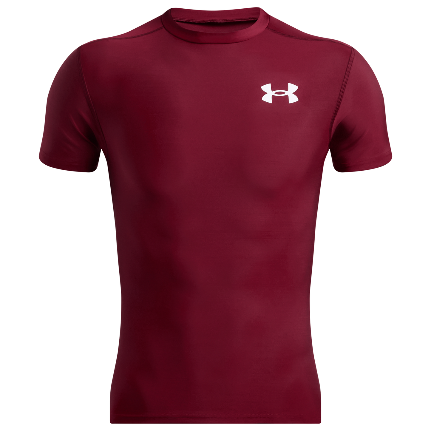 Under Armour Heatgear OG Compression Short Sleeve - Men's - Cardinal/White