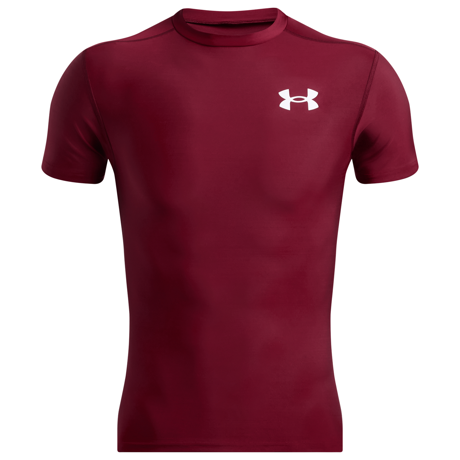 Under Armour Heatgear OG Compression Short Sleeve - Men's - Cardinal/White