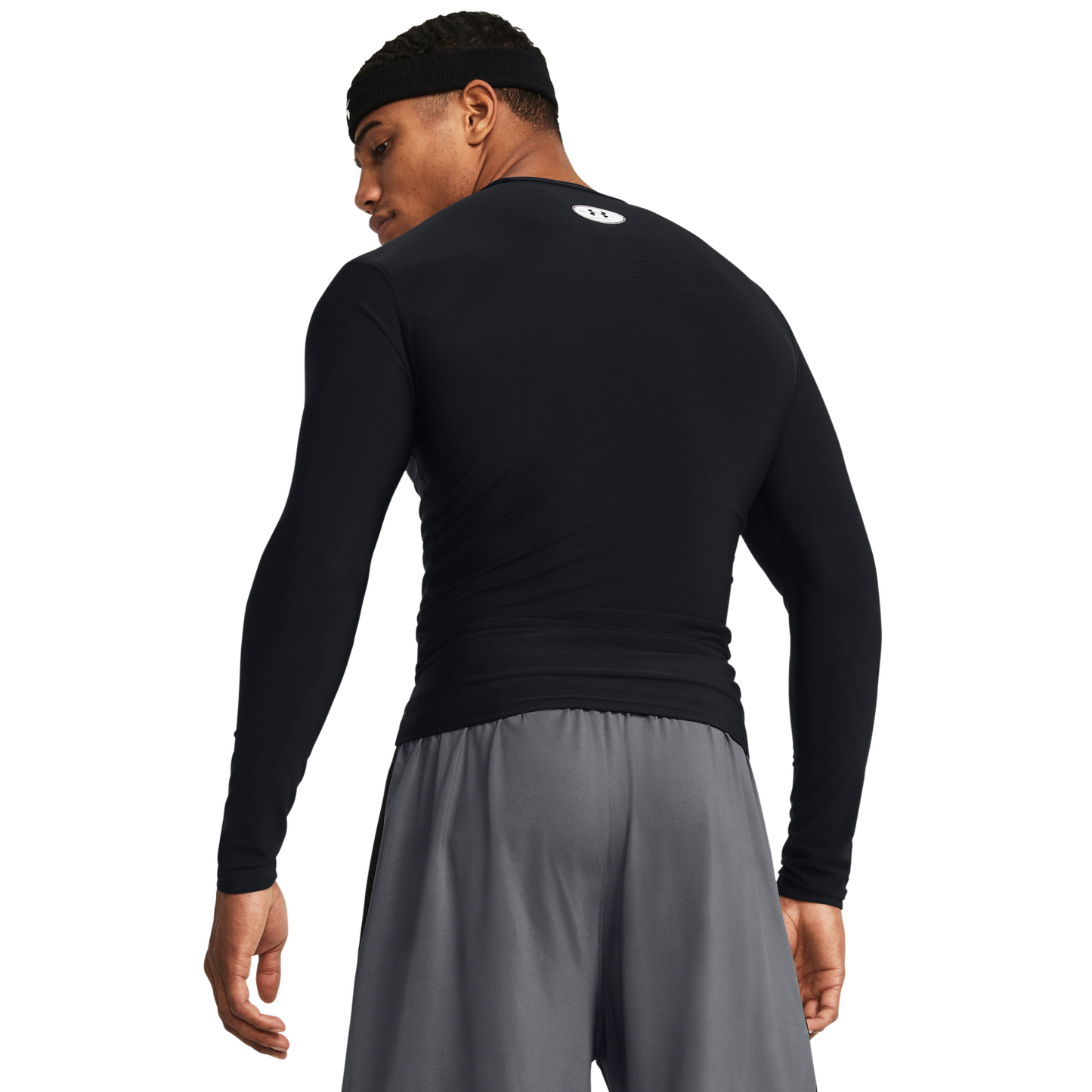 Under Armour Heatgear OG Compression Long Sleeve - Men's - Black/White