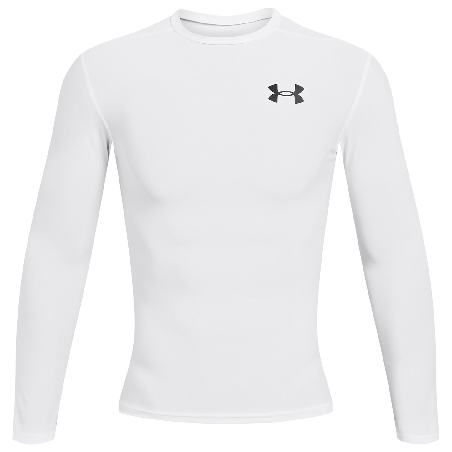 Under Armour Heatgear OG Compression Long Sleeve - Men's - White/Black