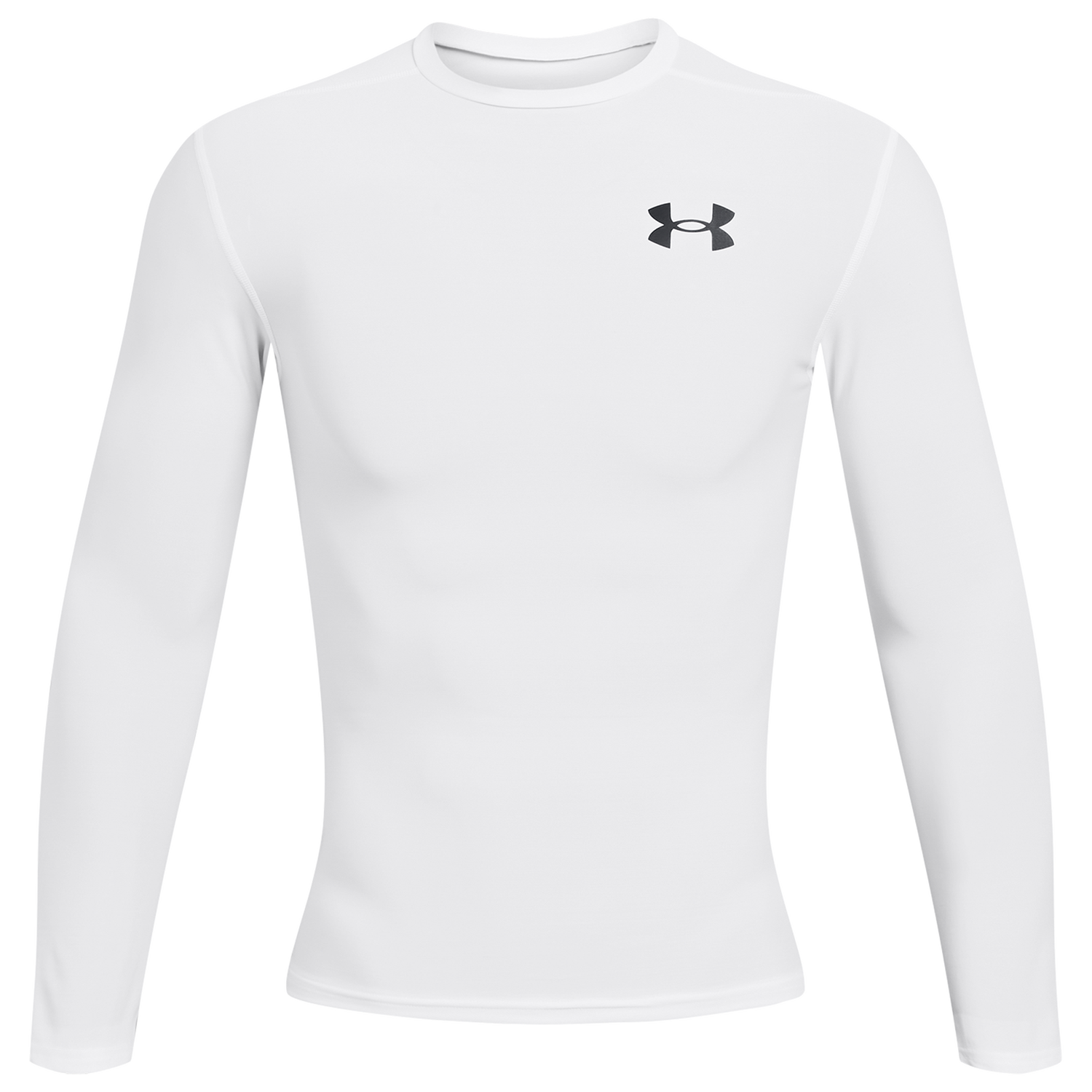 Under Armour Heatgear OG Compression Long Sleeve - Men's - White/Black