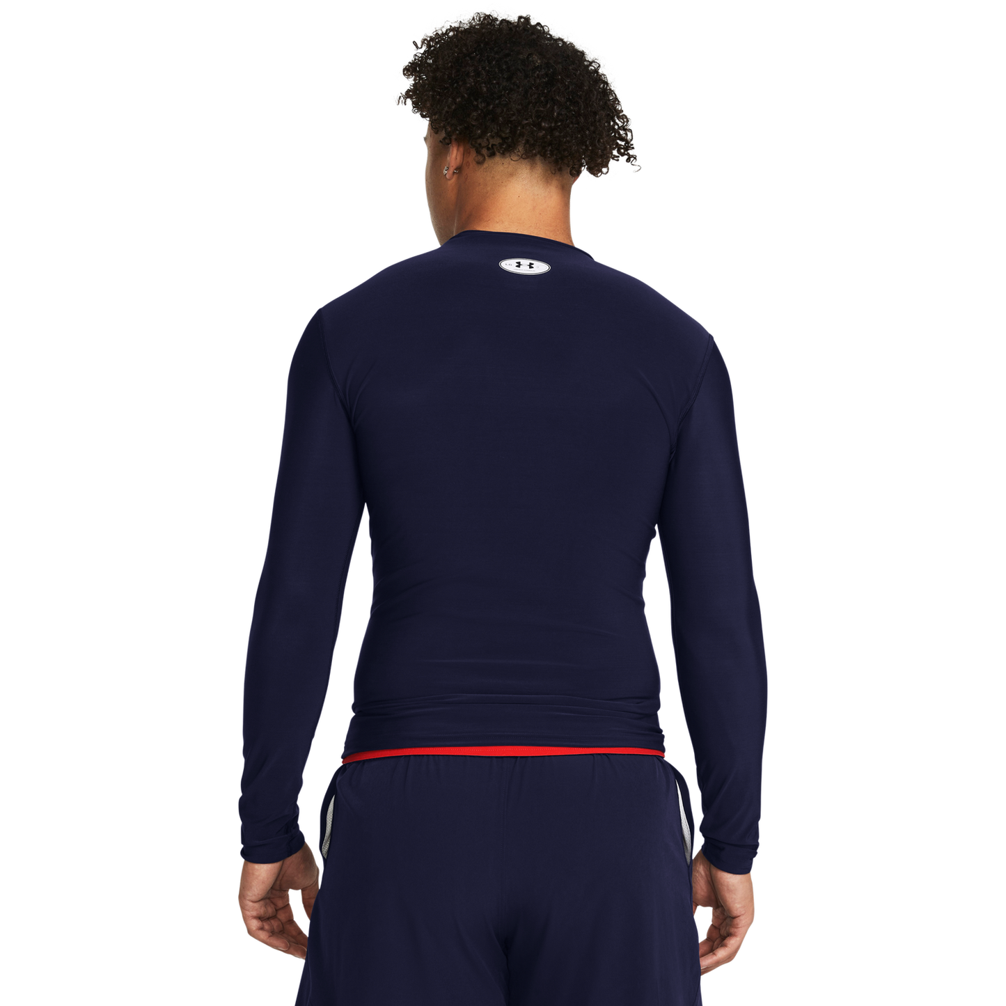 Under Armour Heatgear OG Compression Long Sleeve - Men's - Midnight Navy/White