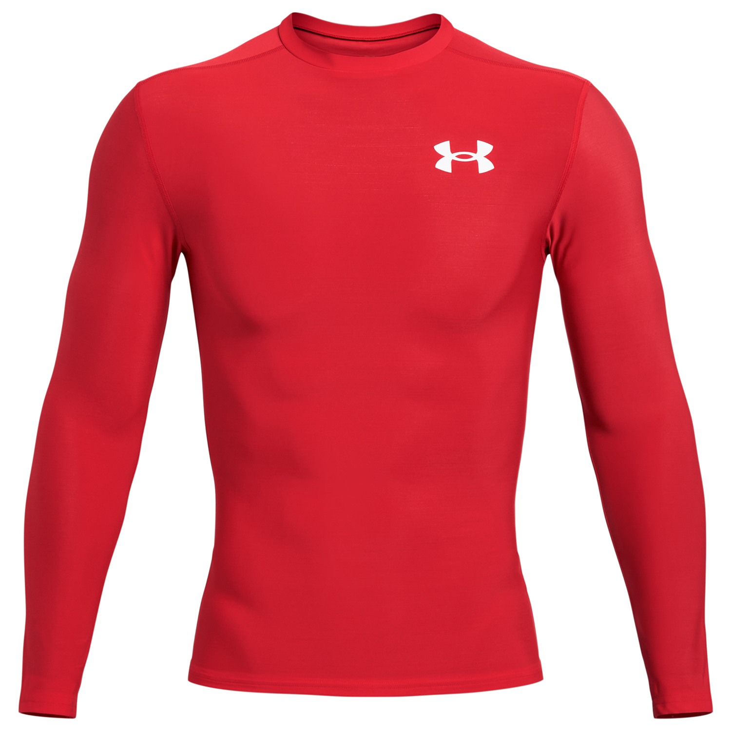 Under Armour Heatgear OG Compression Long Sleeve - Men's - Red/White