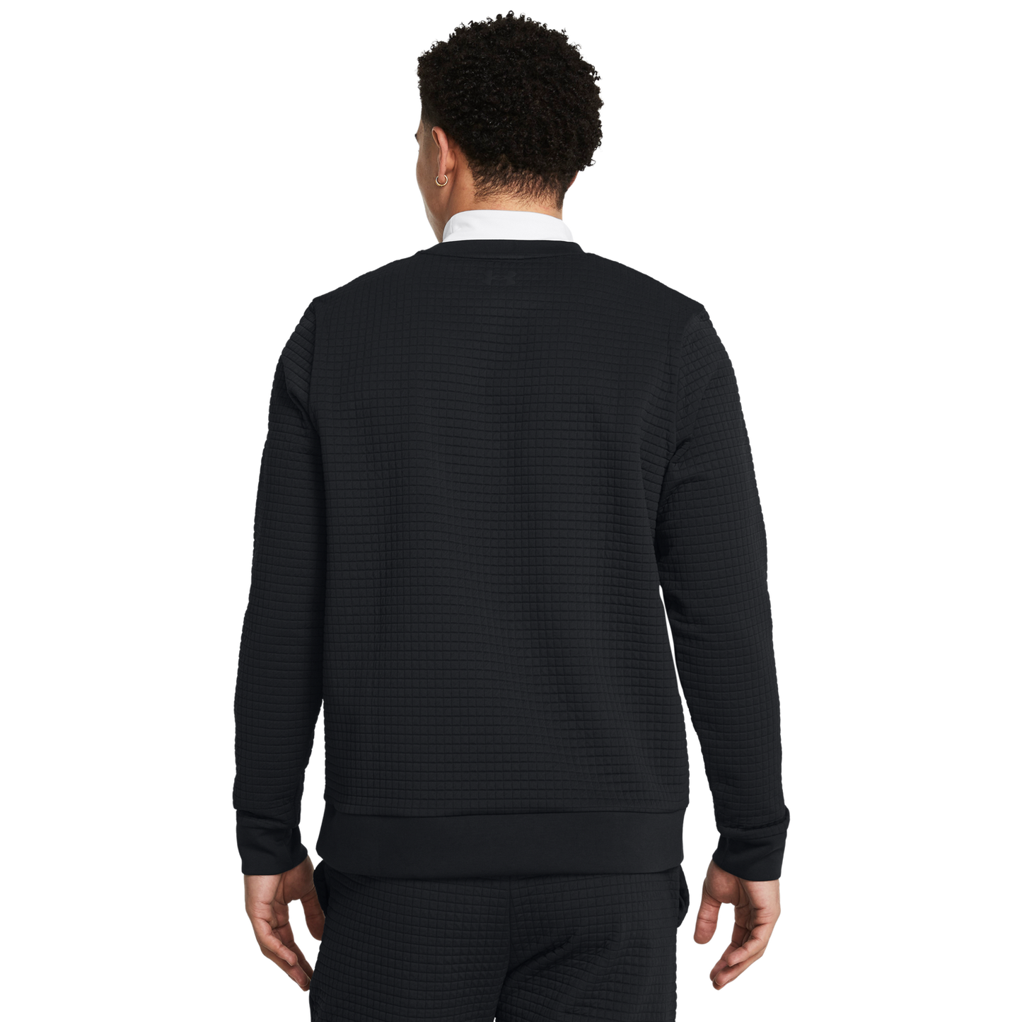 Under Armour Unstoppable Fleece Grid Crew - Men's - Black/Black