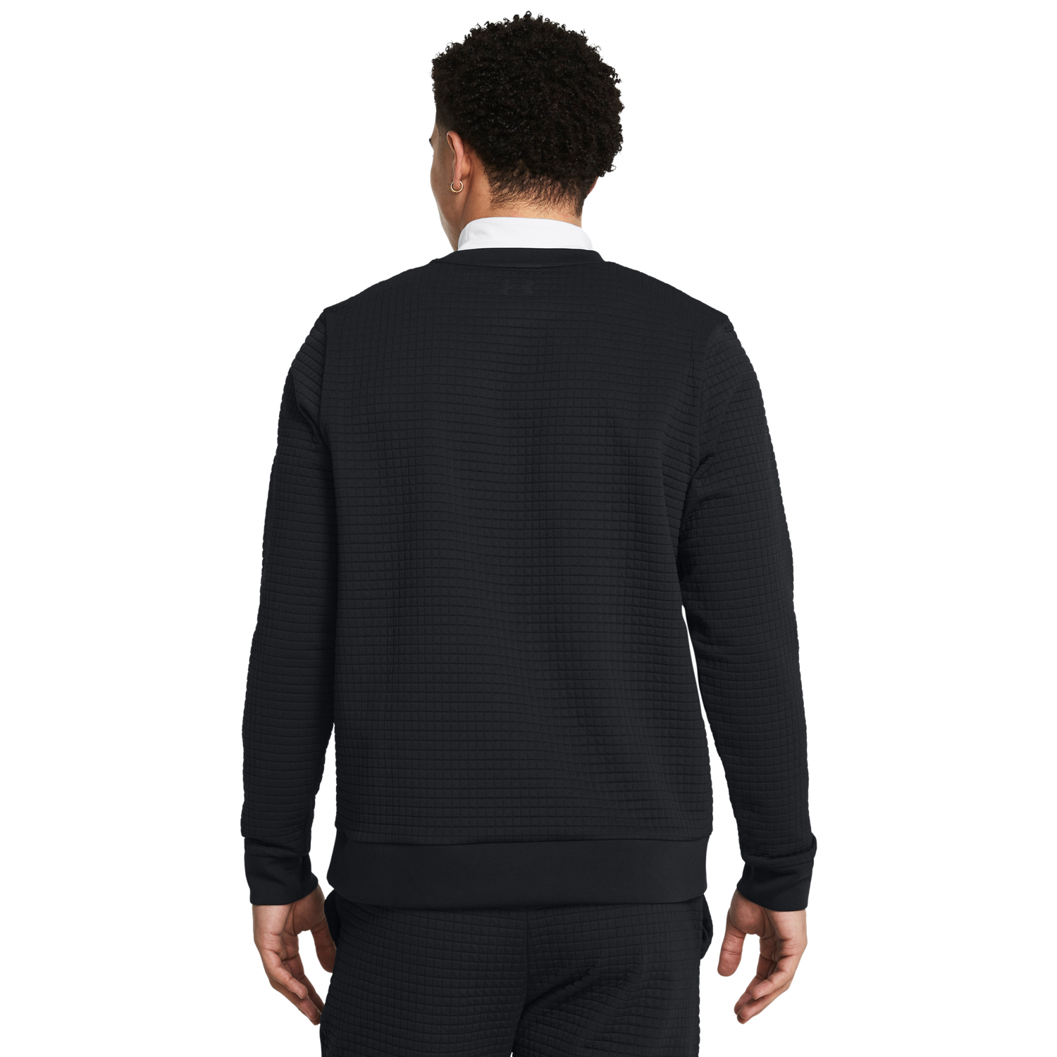 Under Armour Unstoppable Fleece Grid Crew - Men's - Black/Black