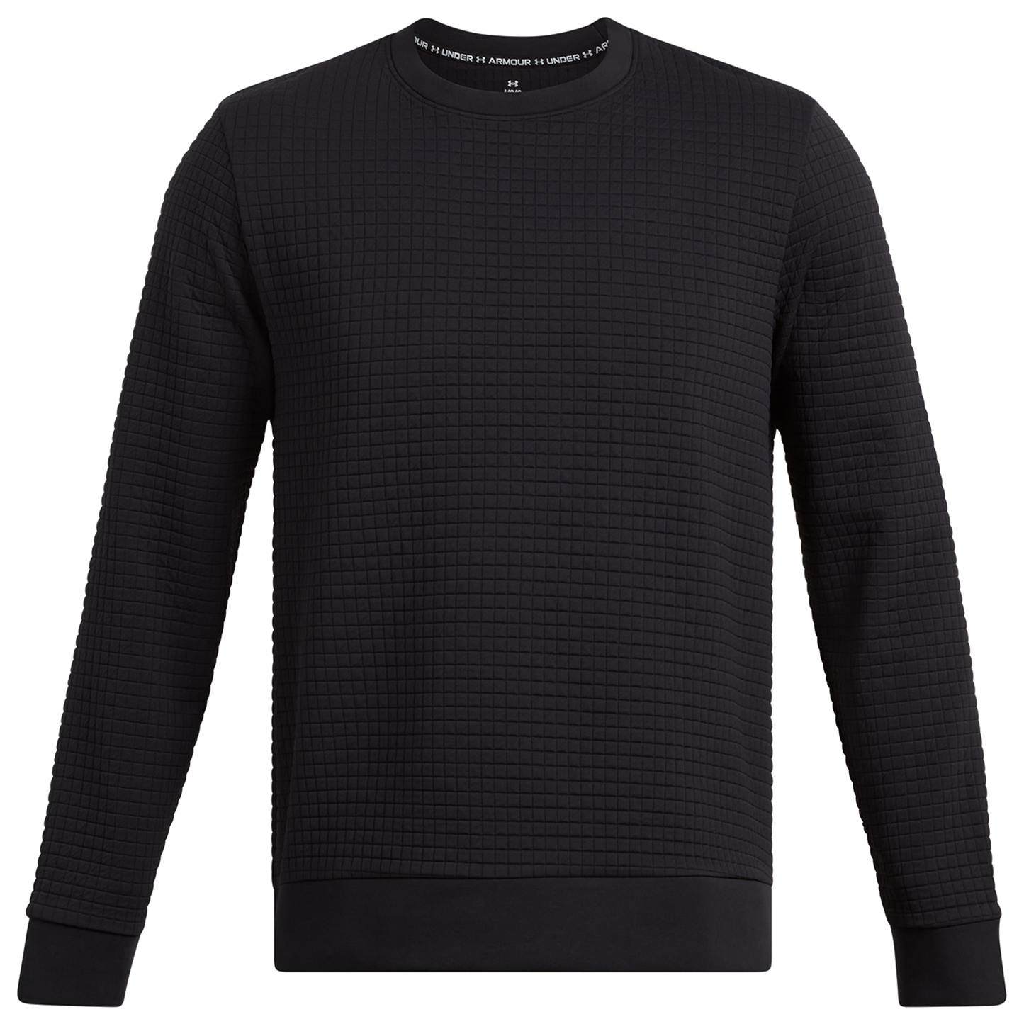 Under Armour Unstoppable Fleece Grid Crew - Men's - Black/Black