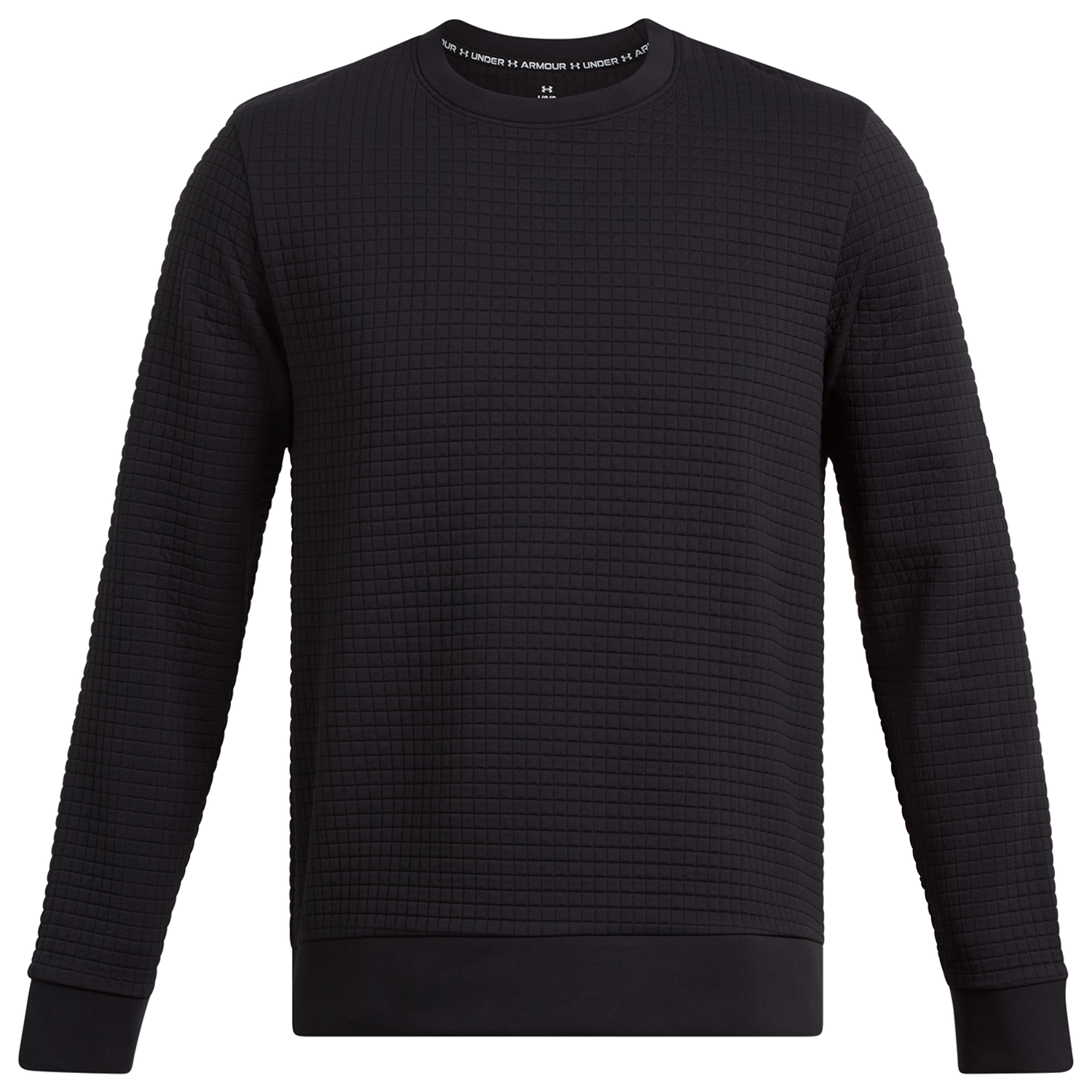 Under Armour Unstoppable Fleece Grid Crew - Men's - Black/Black