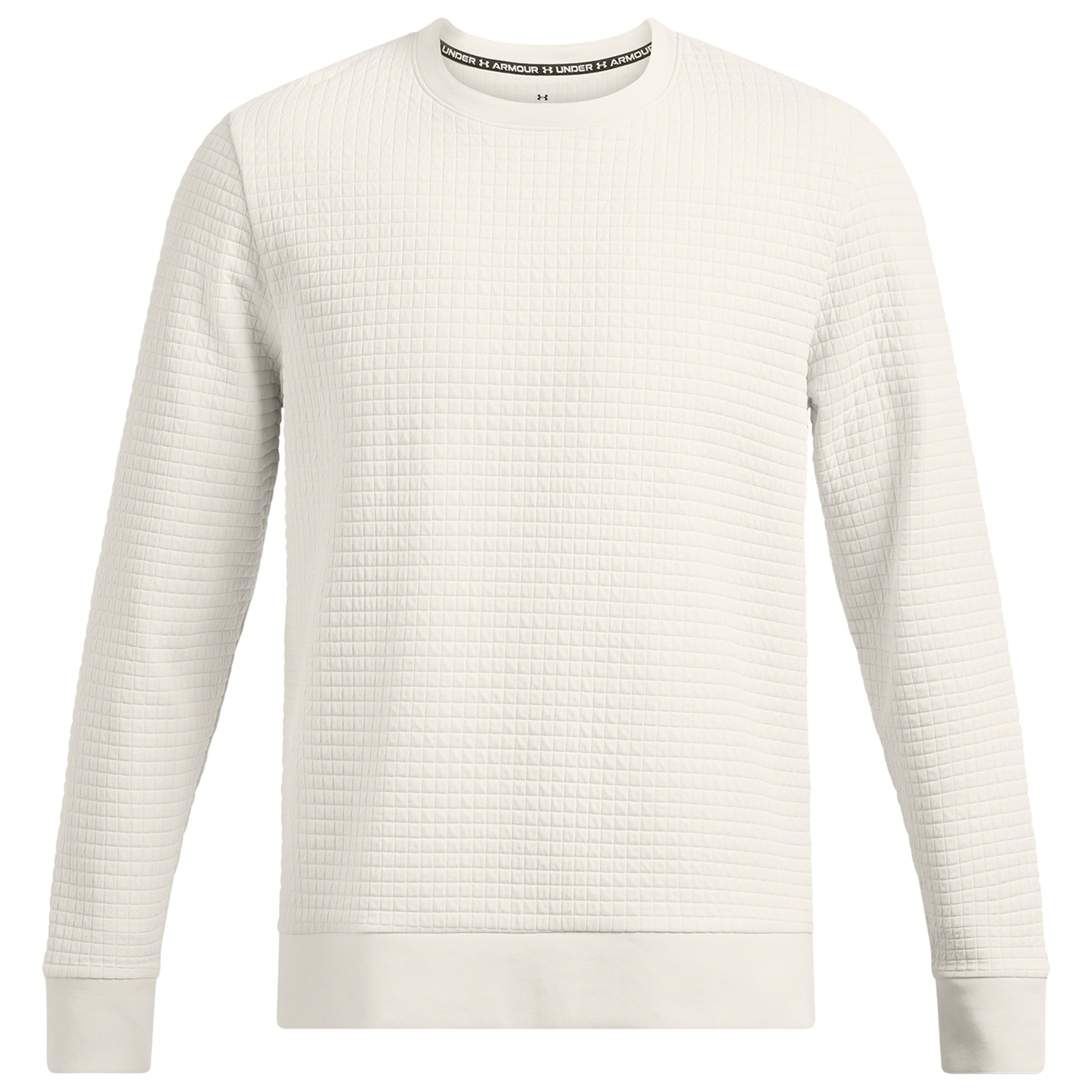 Under Armour Unstoppable Fleece Grid Crew - Men's - Summit White/Black
