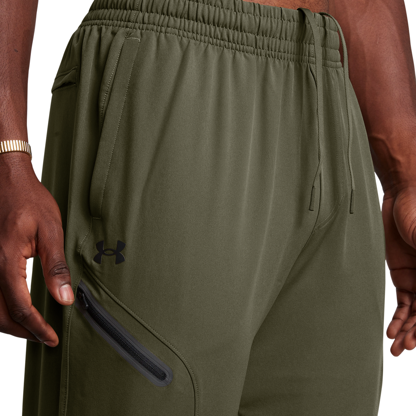 Under Armour Unstoppable Woven Joggers - Men's - Marine Od Green/Black