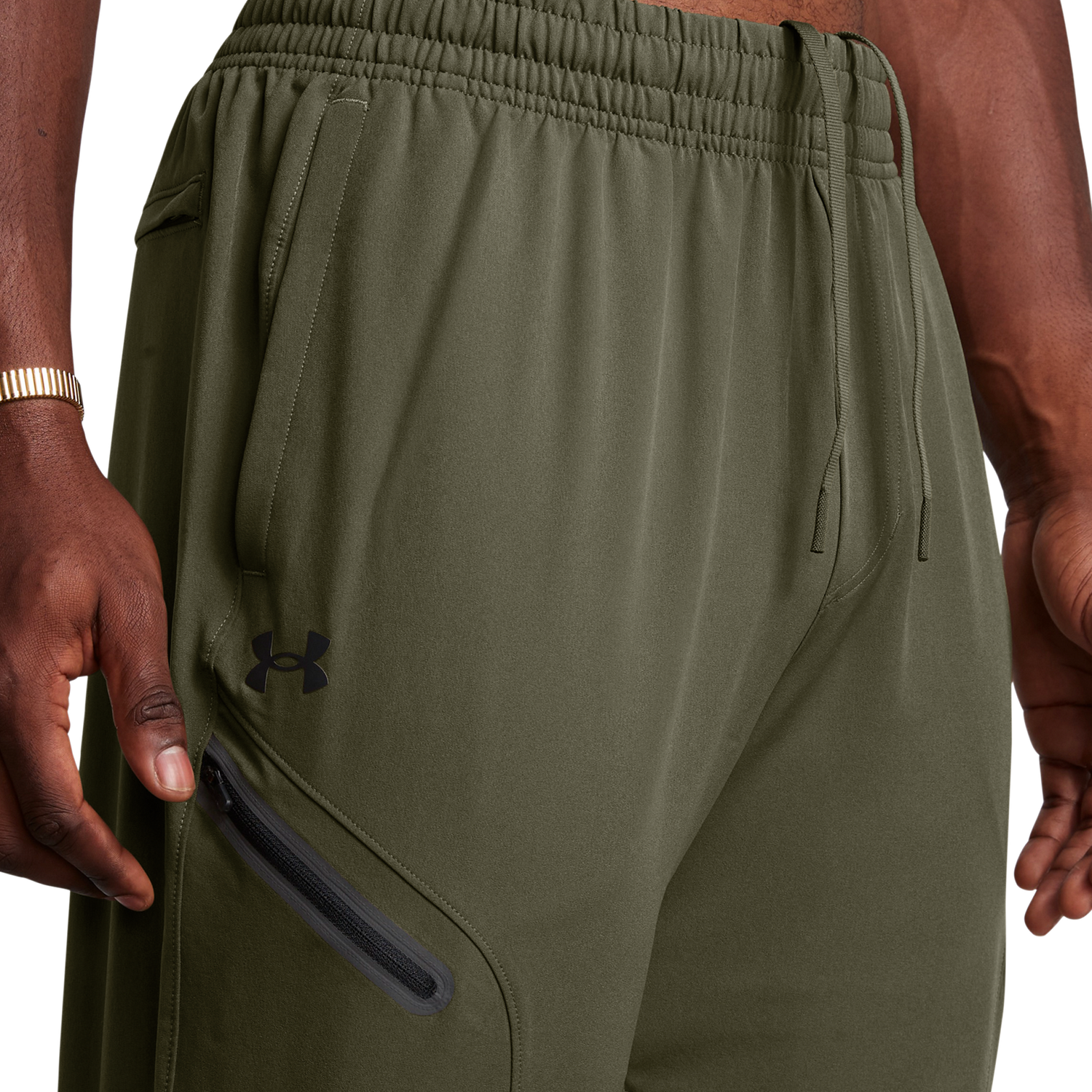 Under Armour Unstoppable Woven Joggers - Men's - Marine Od Green/Black