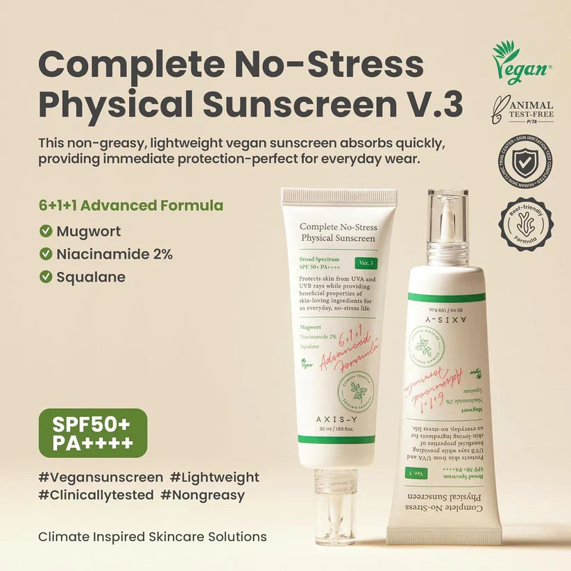 AXIS-Y Protetor Solar Físico Completo Sem Estresse 50ml - imagem 2