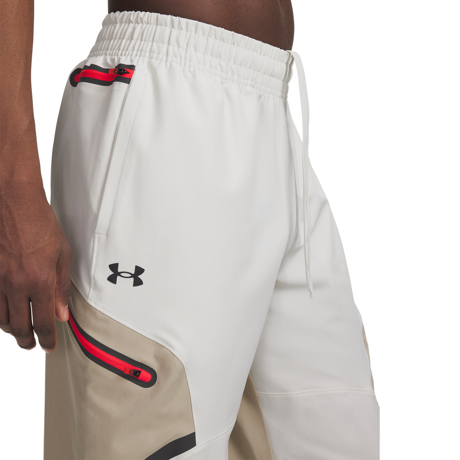 Under Armour Unstoppable Cargo Pants - Men's - White/Black