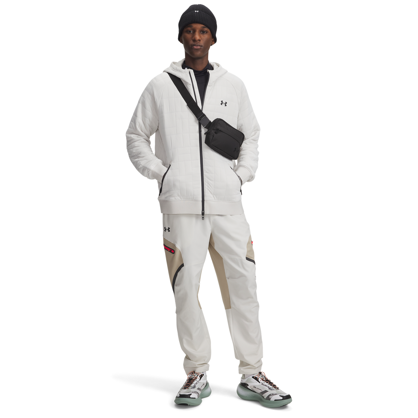 Under Armour Unstoppable Cargo Pants - Men's - White/Black