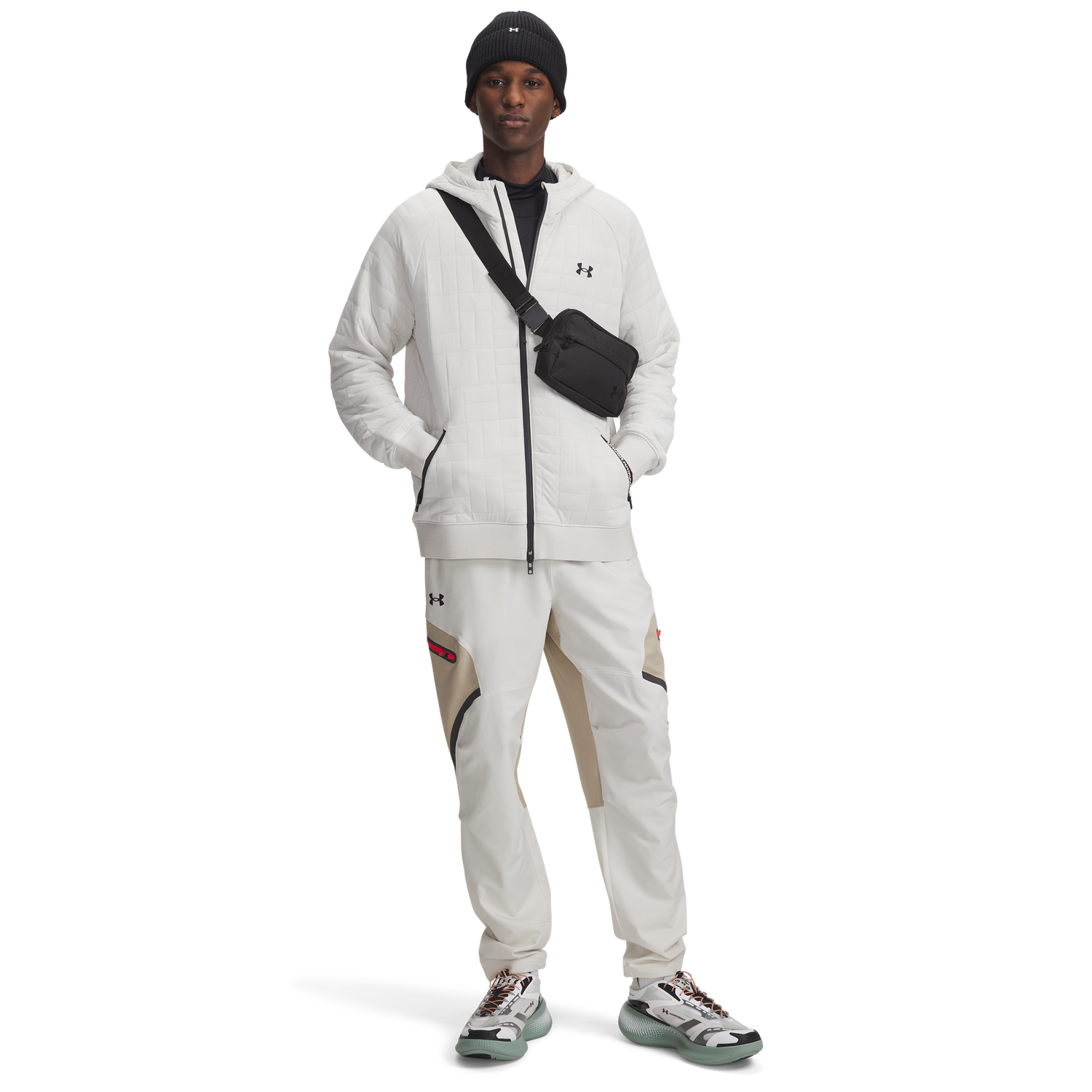 Under Armour Unstoppable Cargo Pants - Men's - White/Black